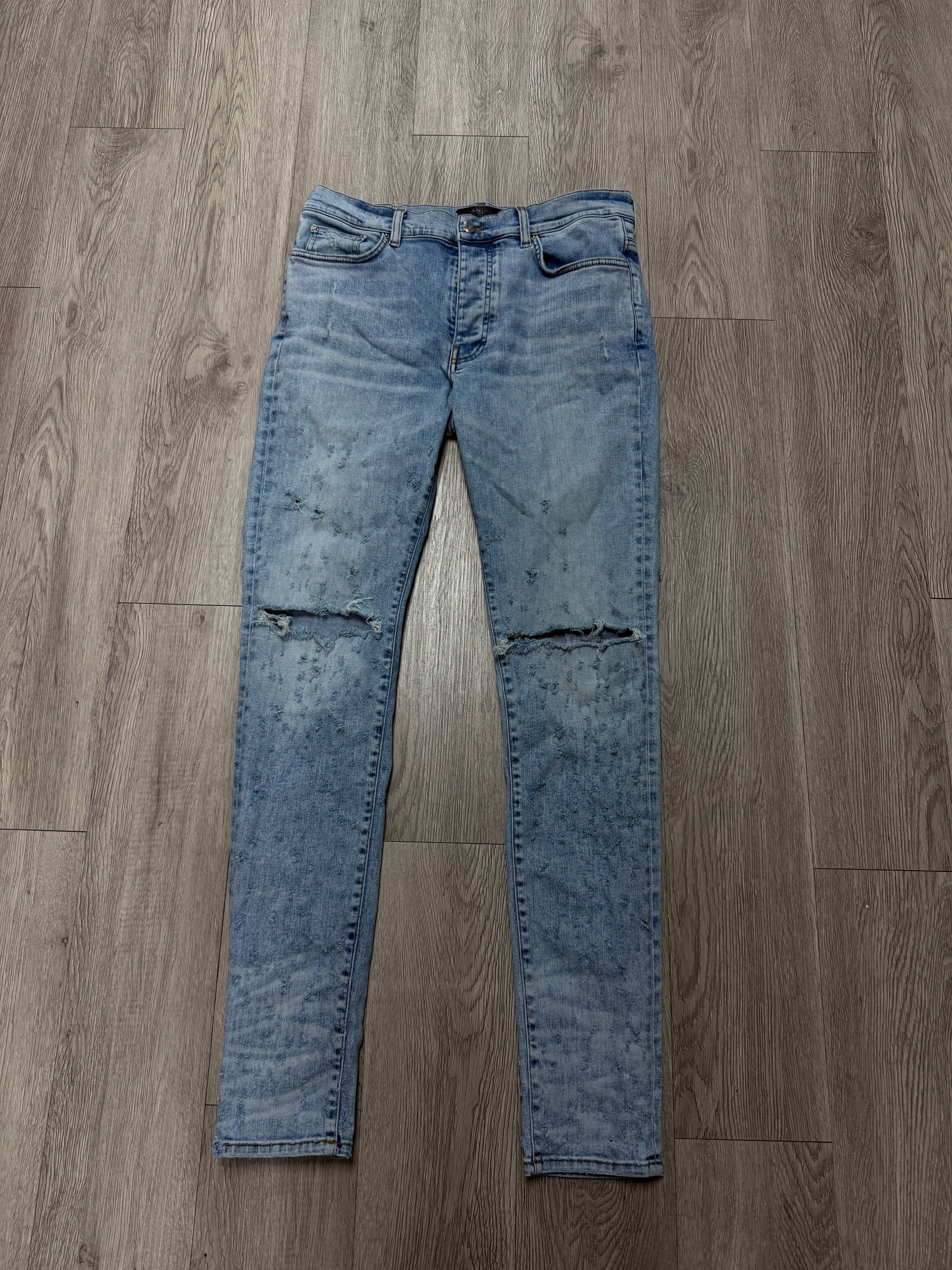 Amiri Light Wash Shotgun Jeans