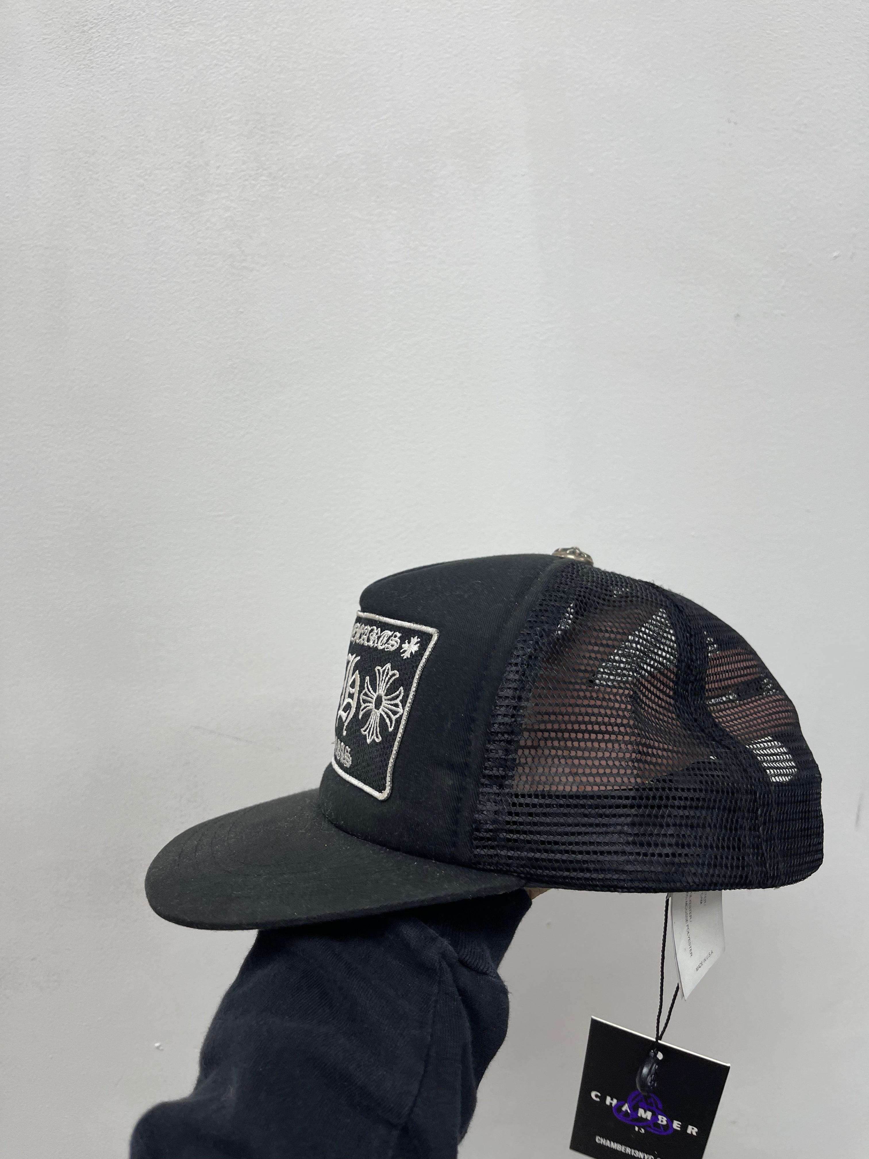 Chrome Hearts Black CH Las Vegas Trucker Hat