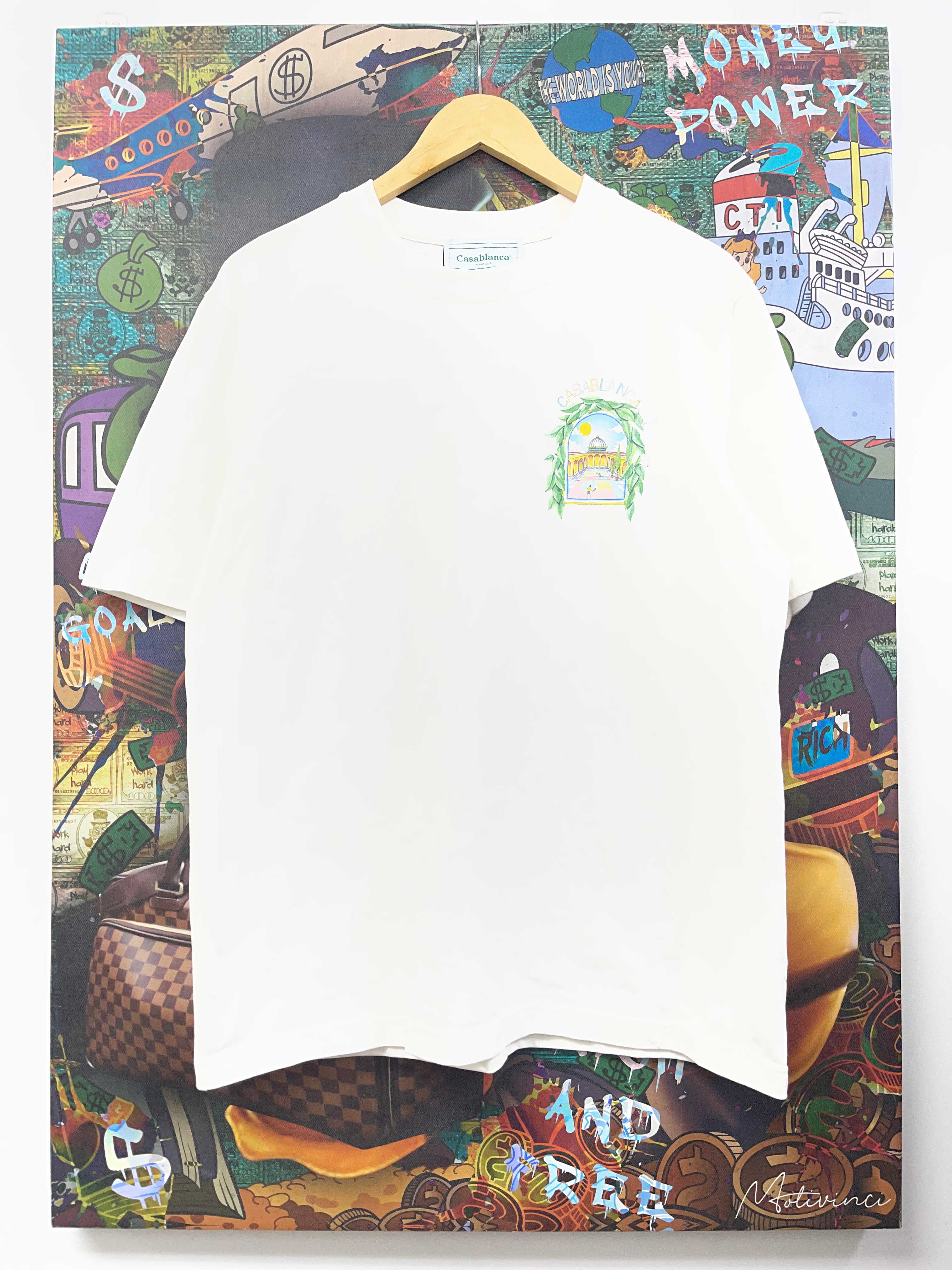 Casablanca White Mirror Tee