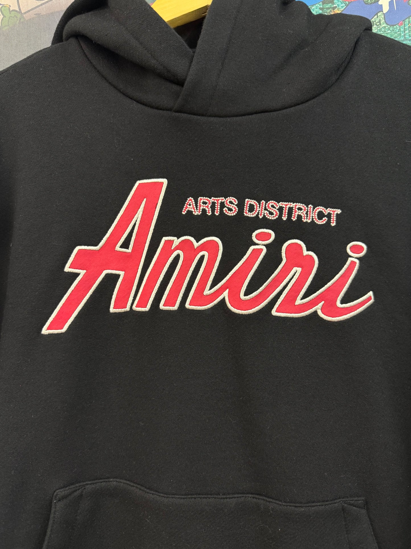 Amiri Black Red Arts District Hoodie