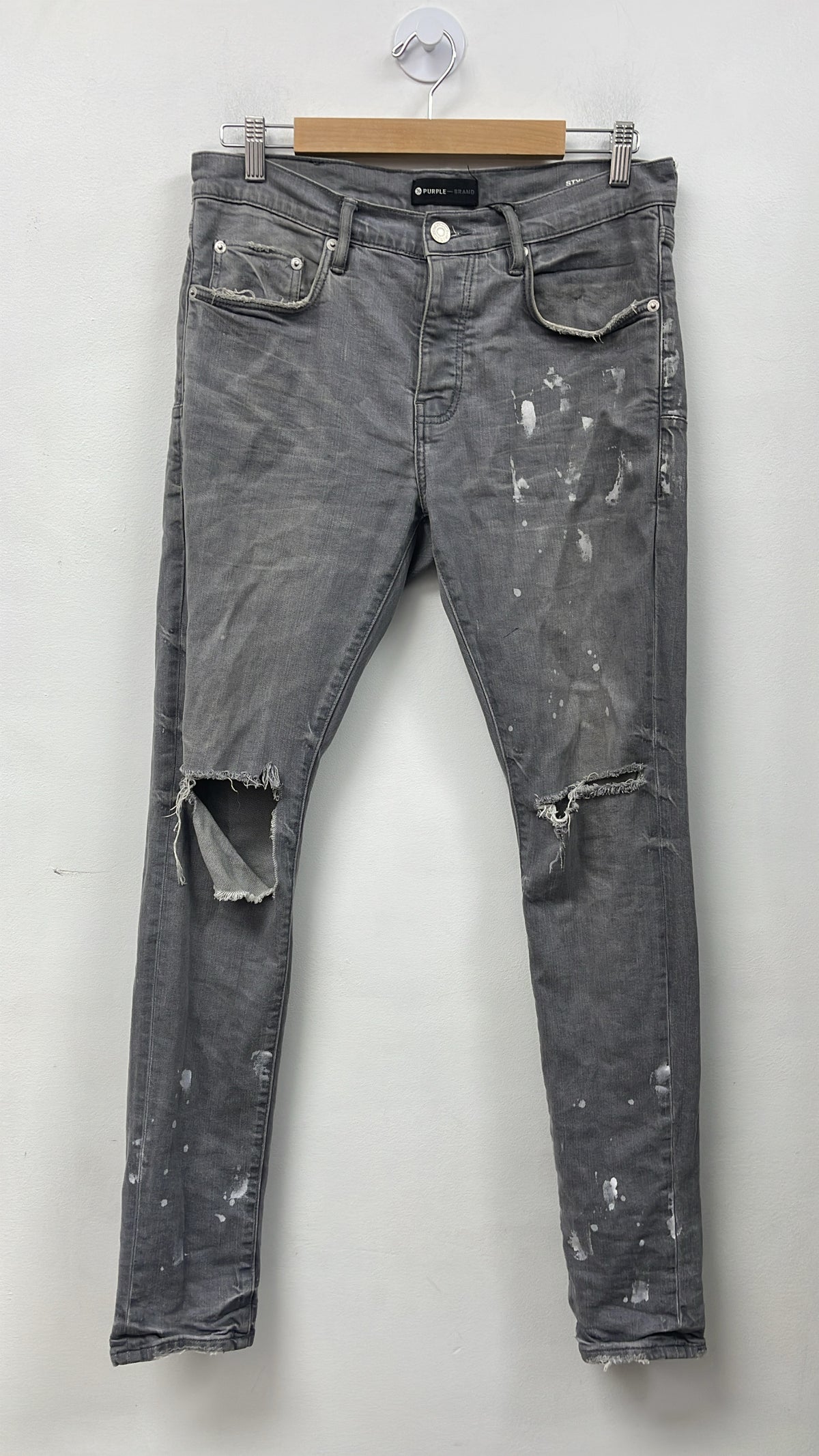 Purple Brand Grey P001 Jeans