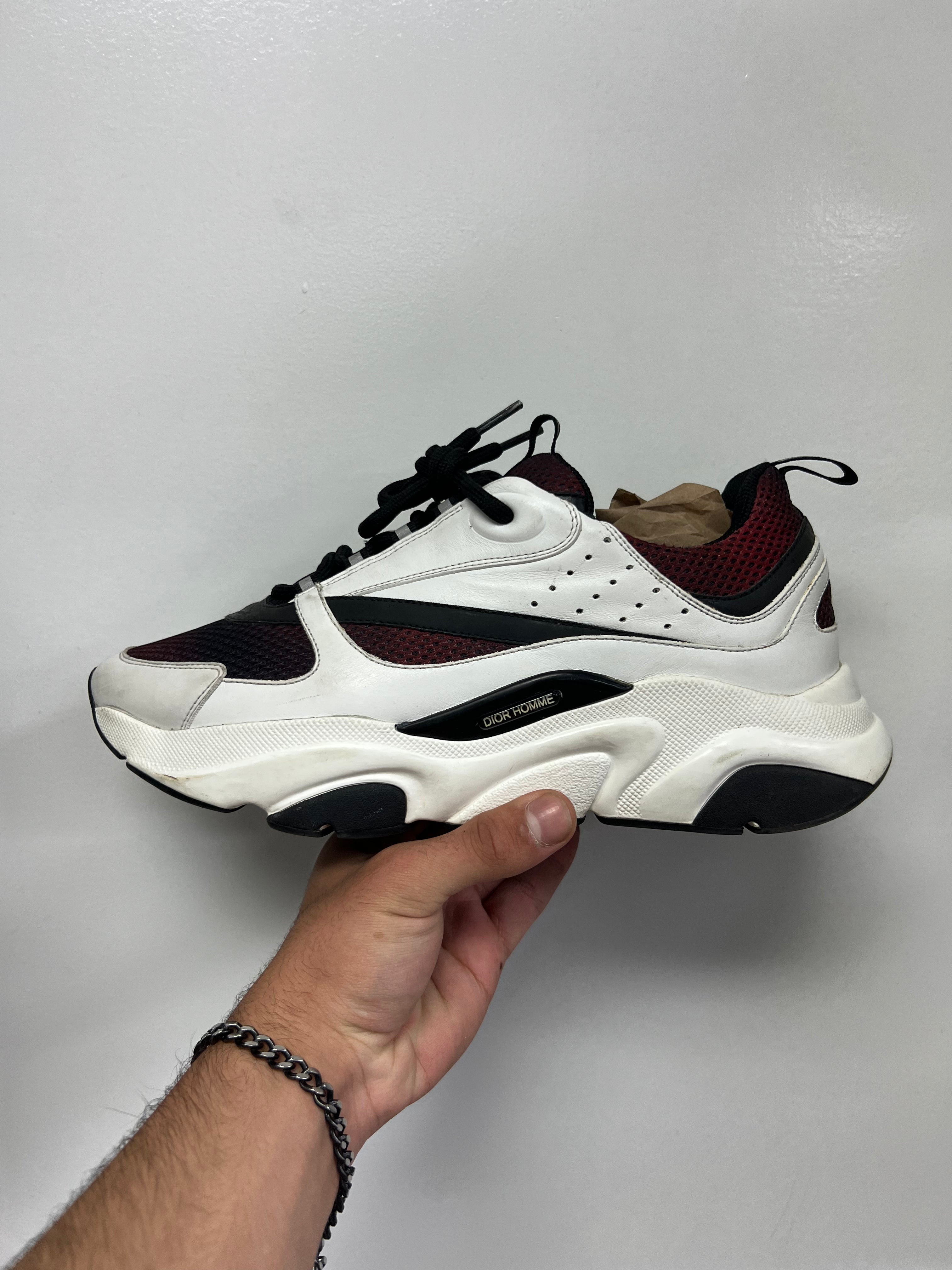Dior White Red Gradient B22 Homee Sneakers