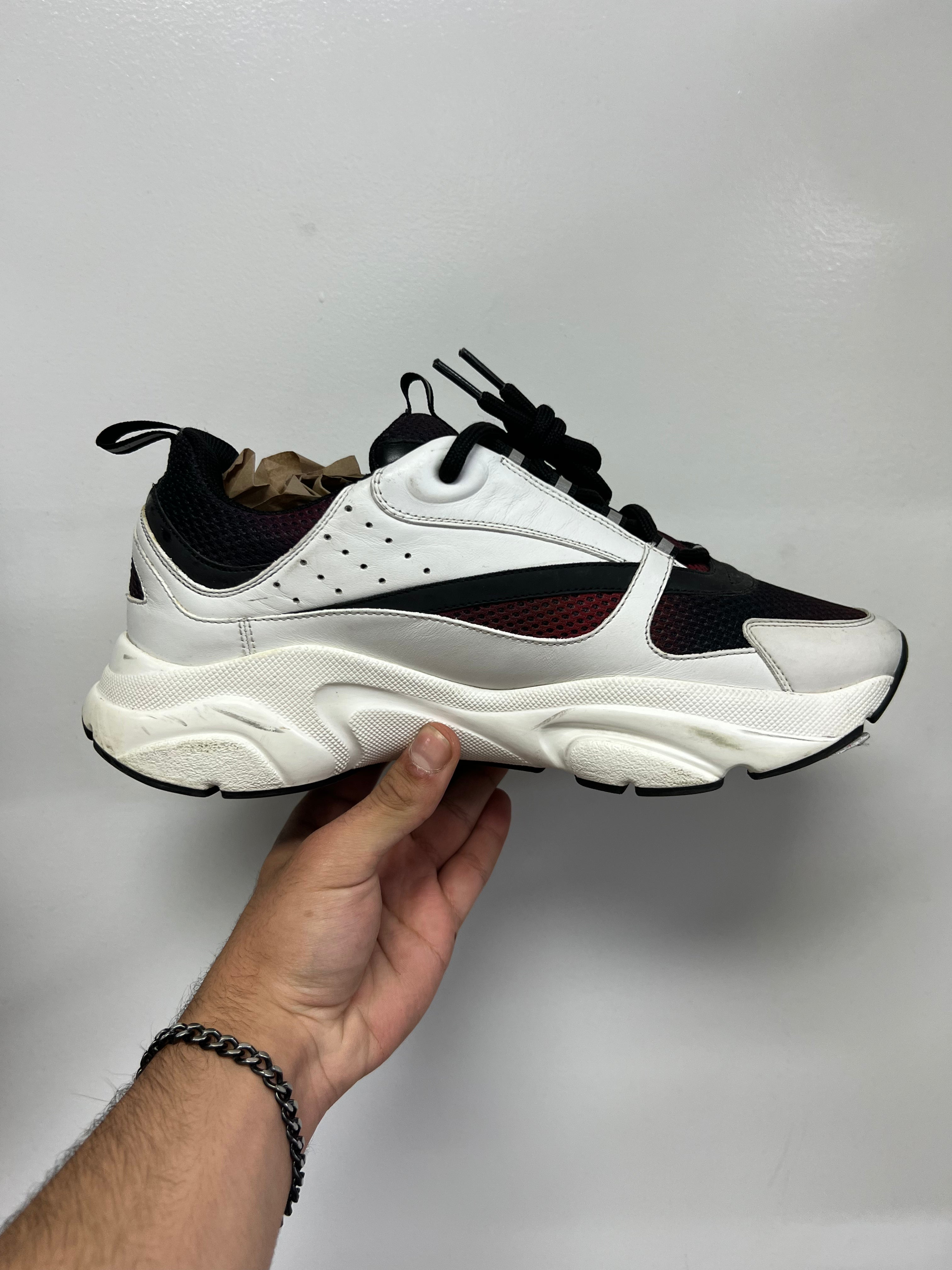 Dior White Red Gradient B22 Homee Sneakers