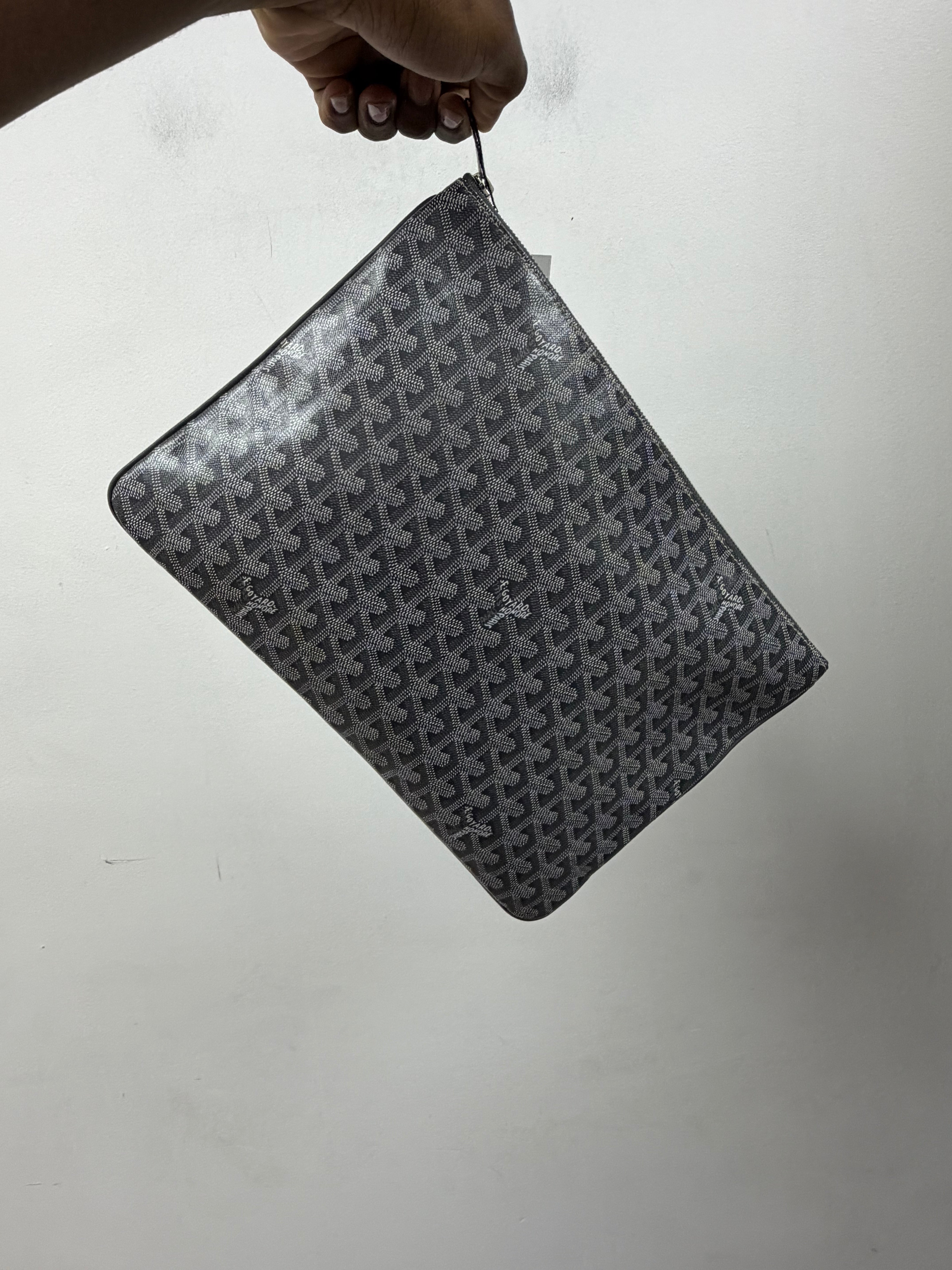 Goyard Grey Senat Bag