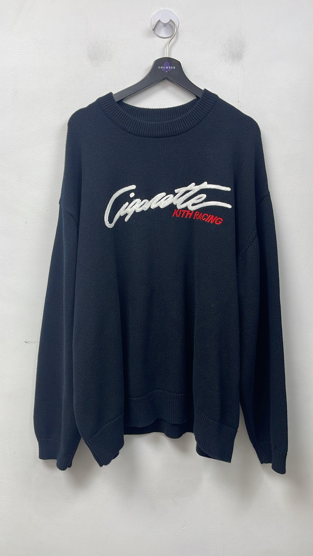 Kith Black Ciggarette Racing Crewneck