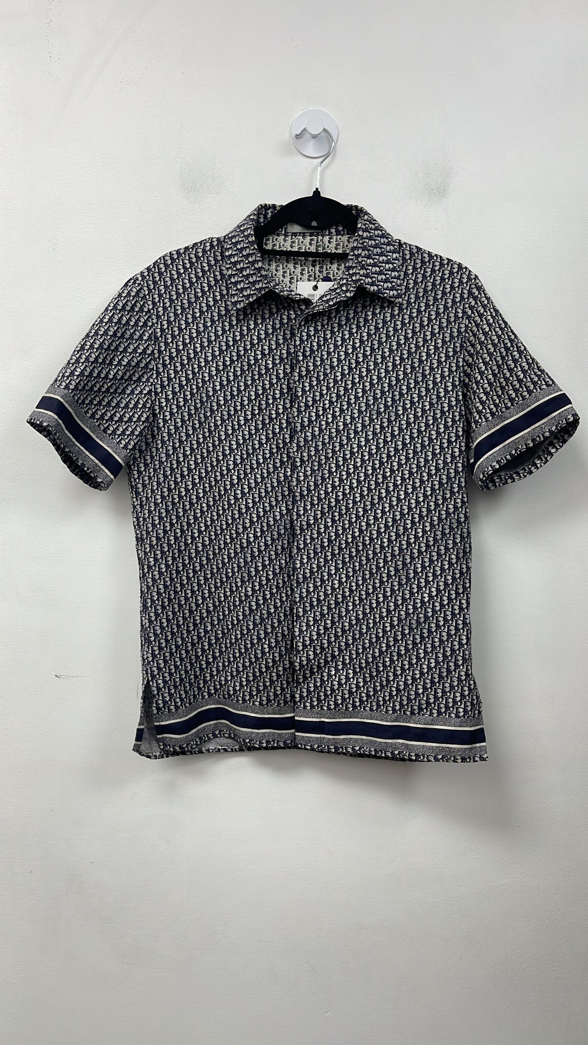 Dior Navy Cream Oblique (38) Button Up