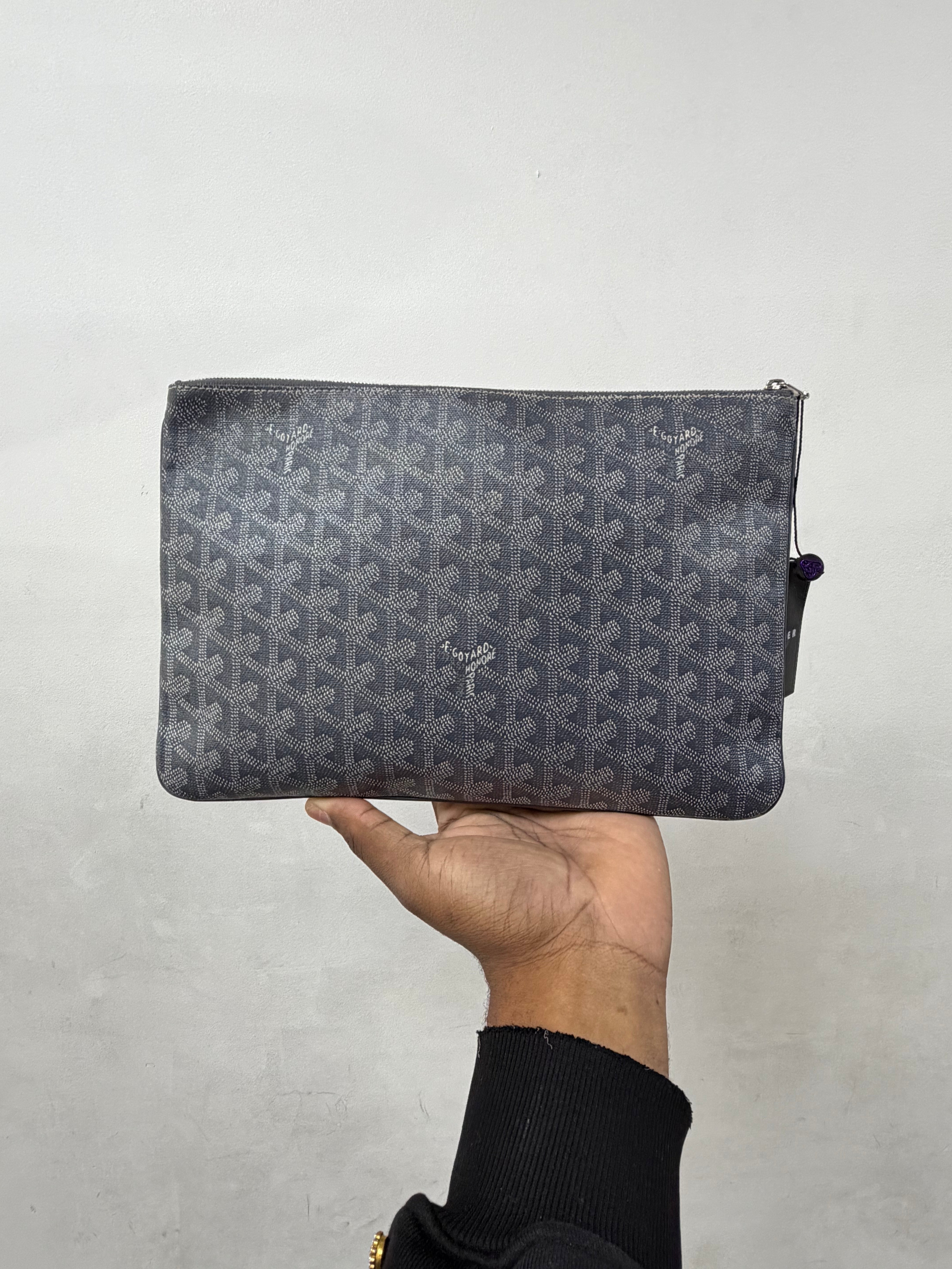 Goyard Grey Senat Bag
