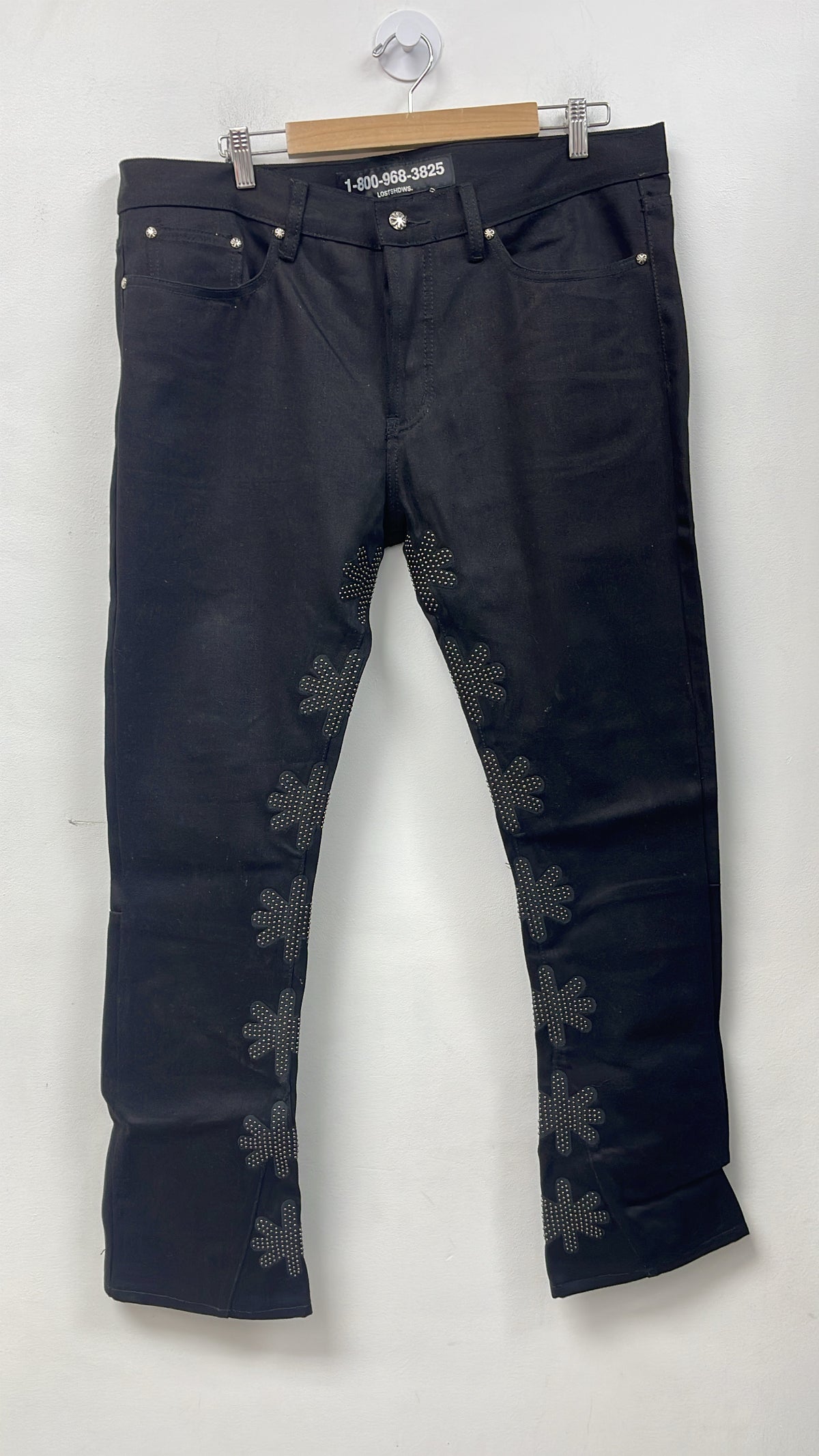 LOSTSHDWS Black Studded Jeans