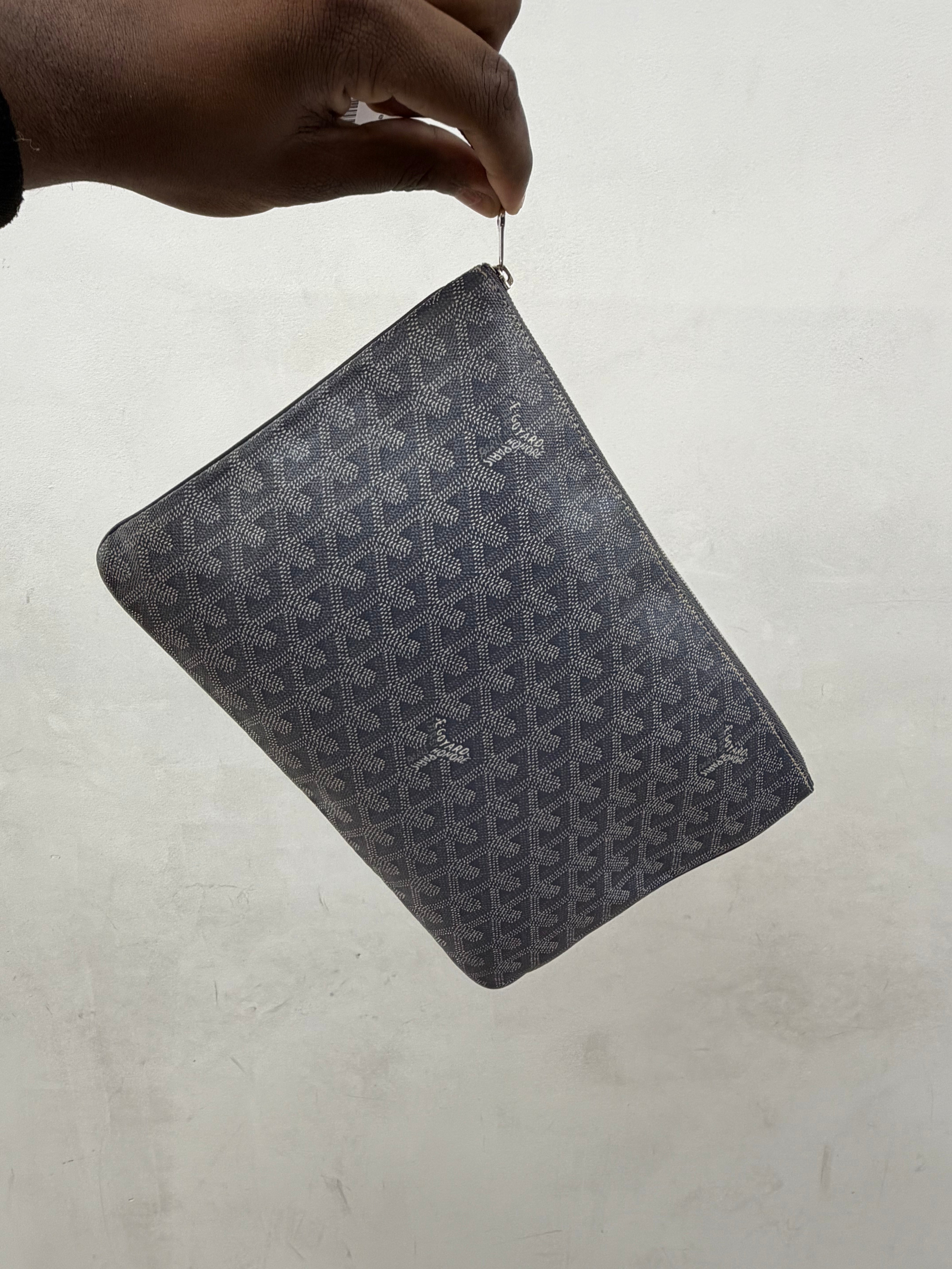 Goyard Grey Senat Bag