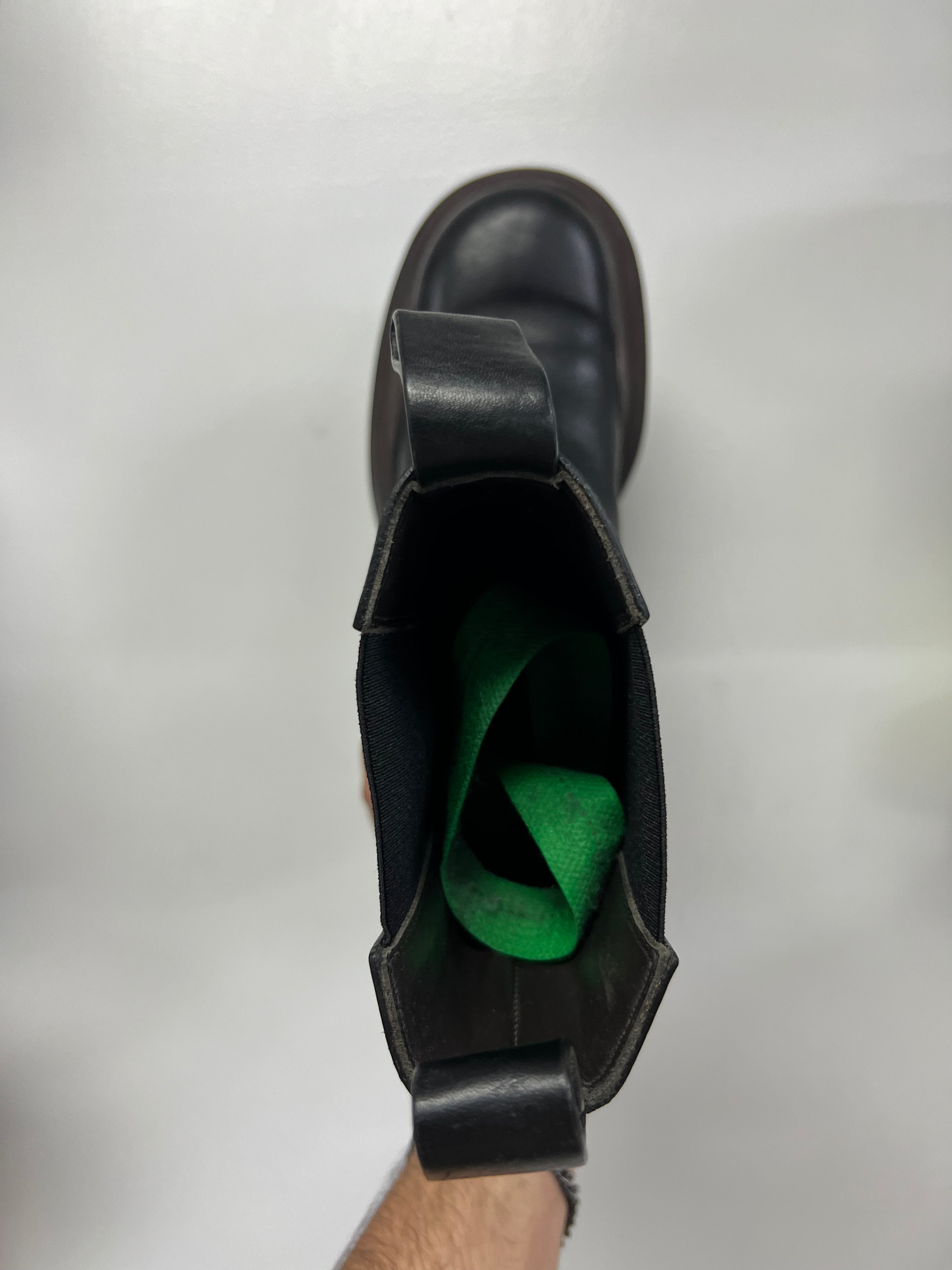 Bottega Veneta Rain Boots Black Brown Used 40 (US 7) No Box