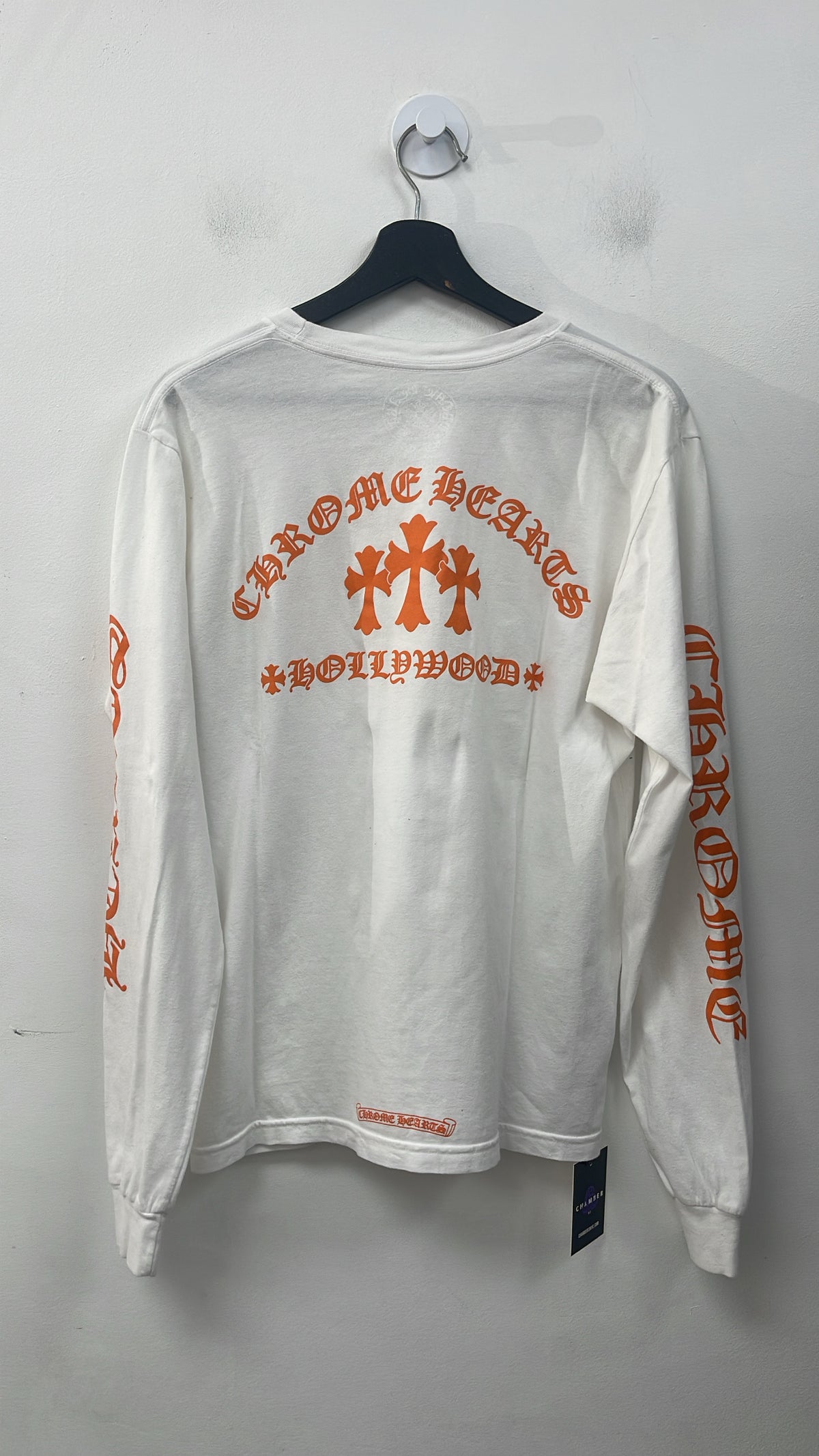 Chrome Hearts White Orange King Taco Long Sleeve