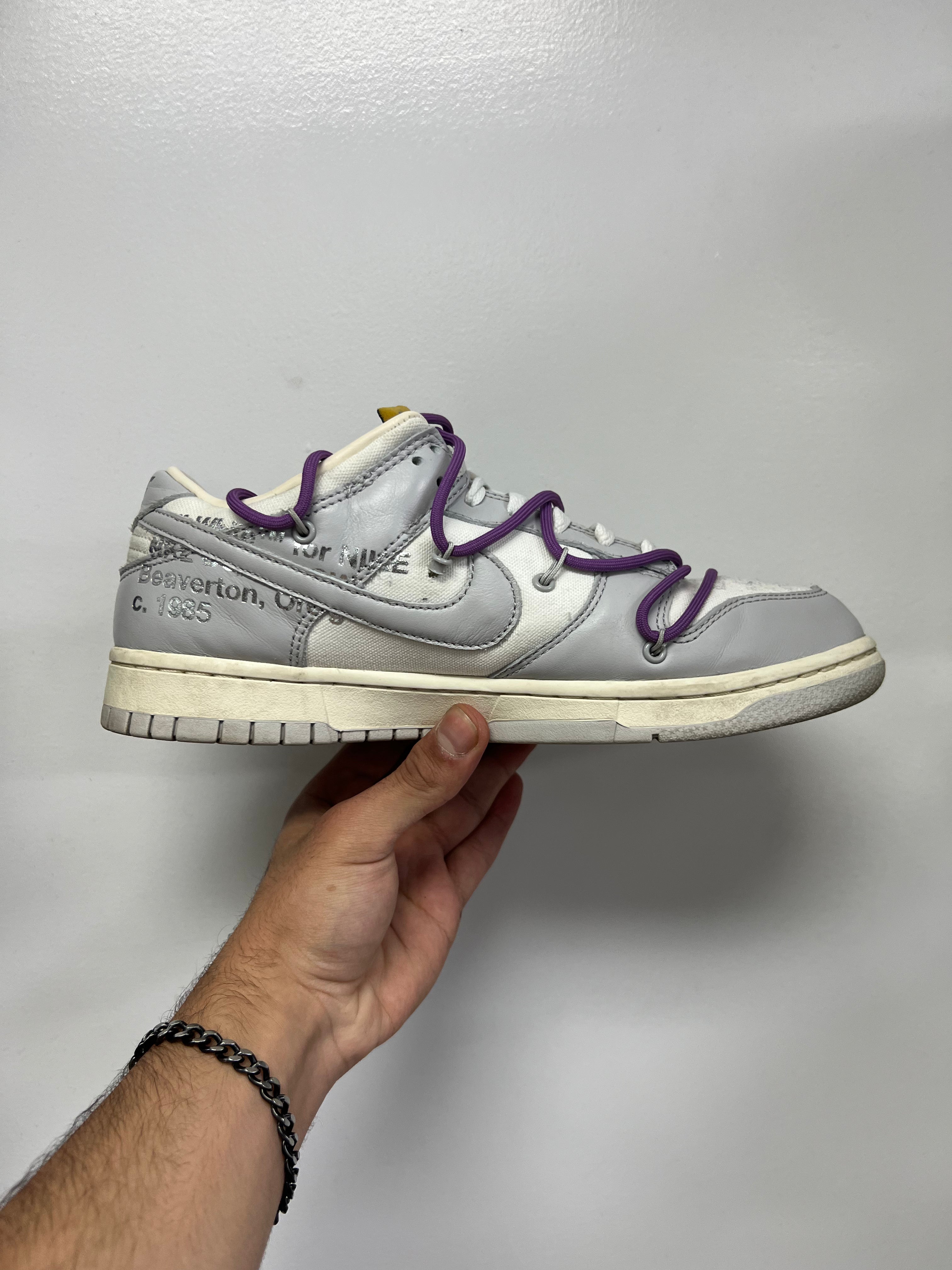 Nike x Off White Dunk Low Lot 48 Sneakers