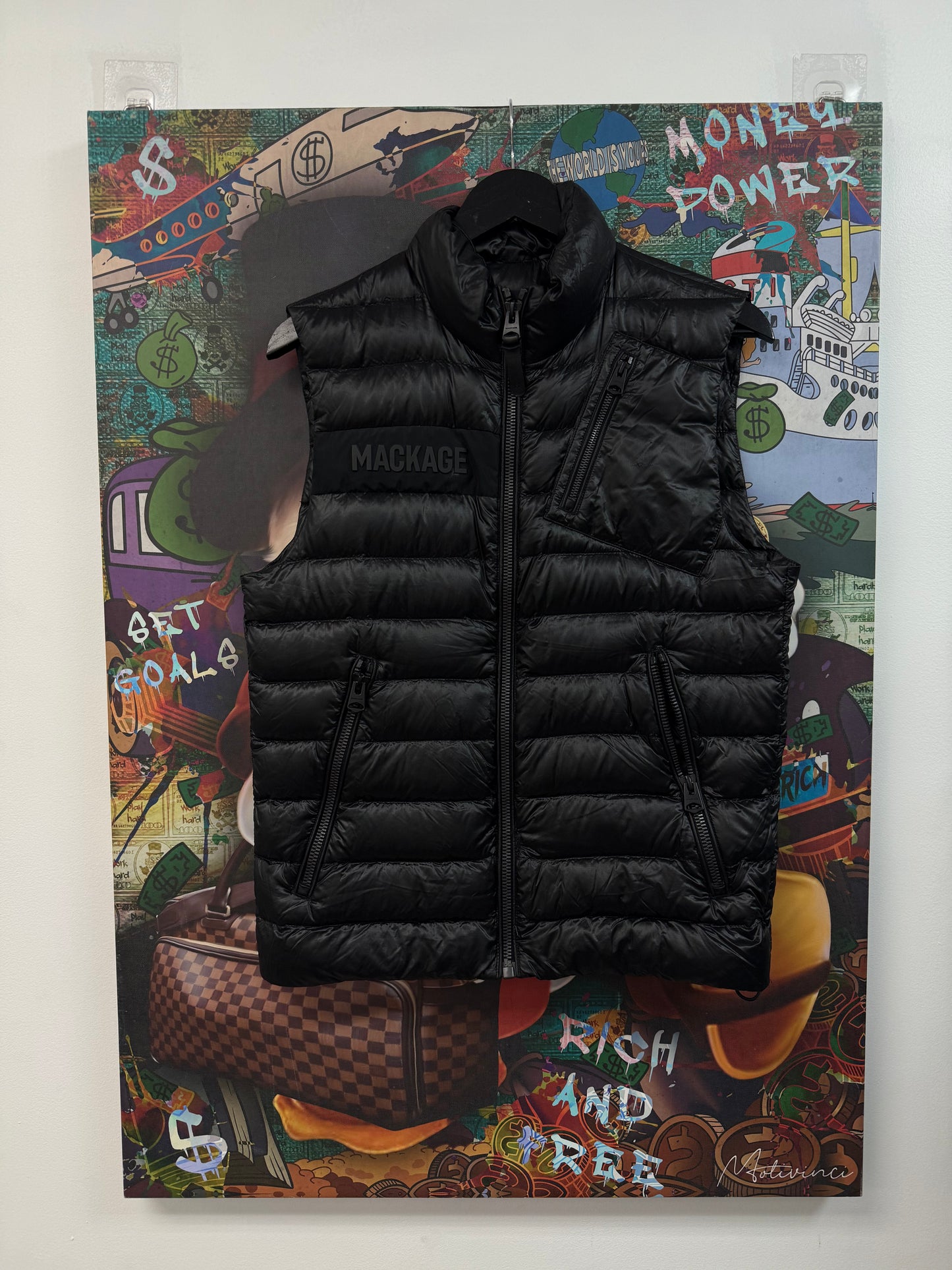 Mackage Black Thin Puffer (36) Vest