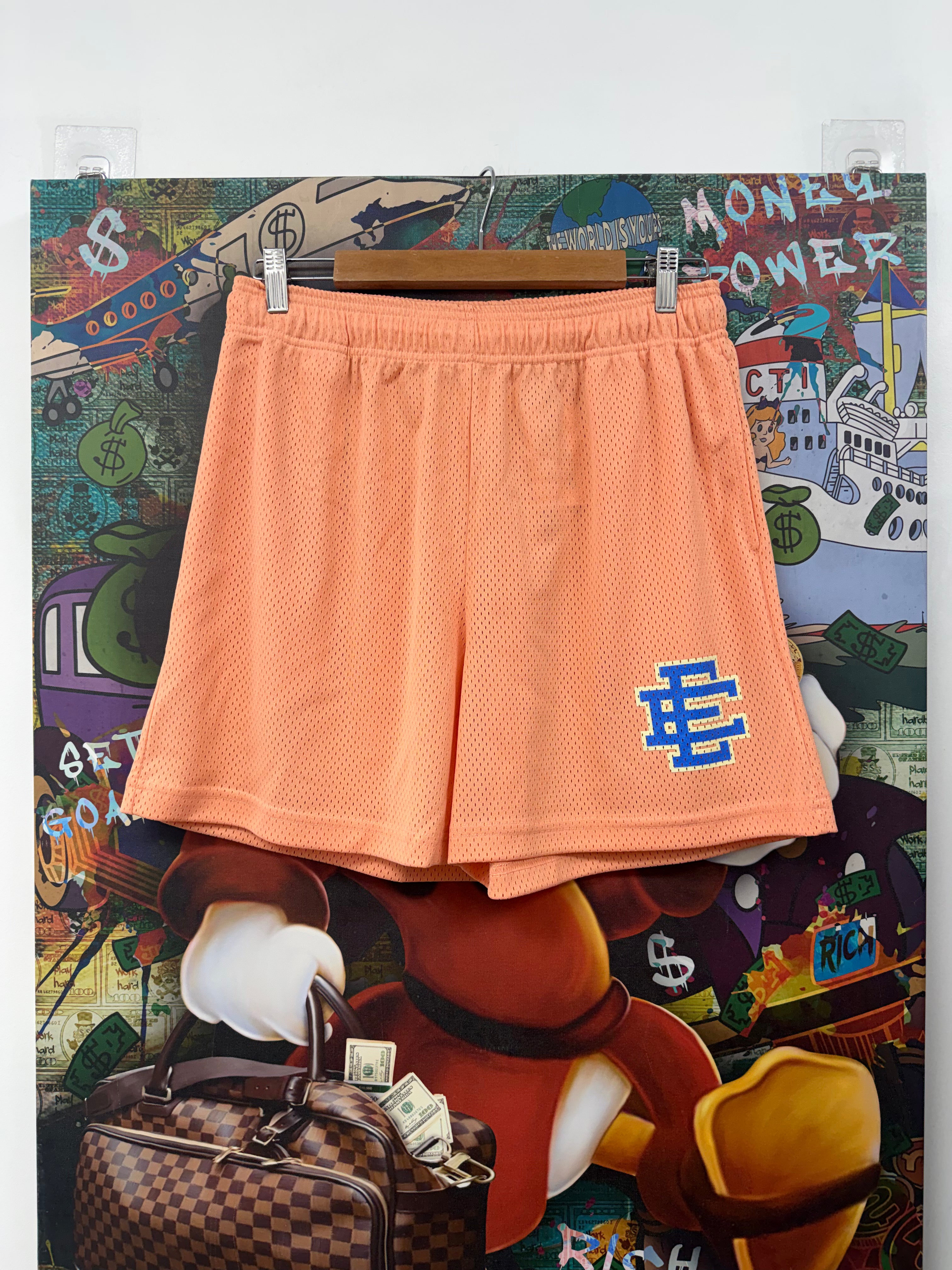 Eric Emanuel Pink Blue Shorts
