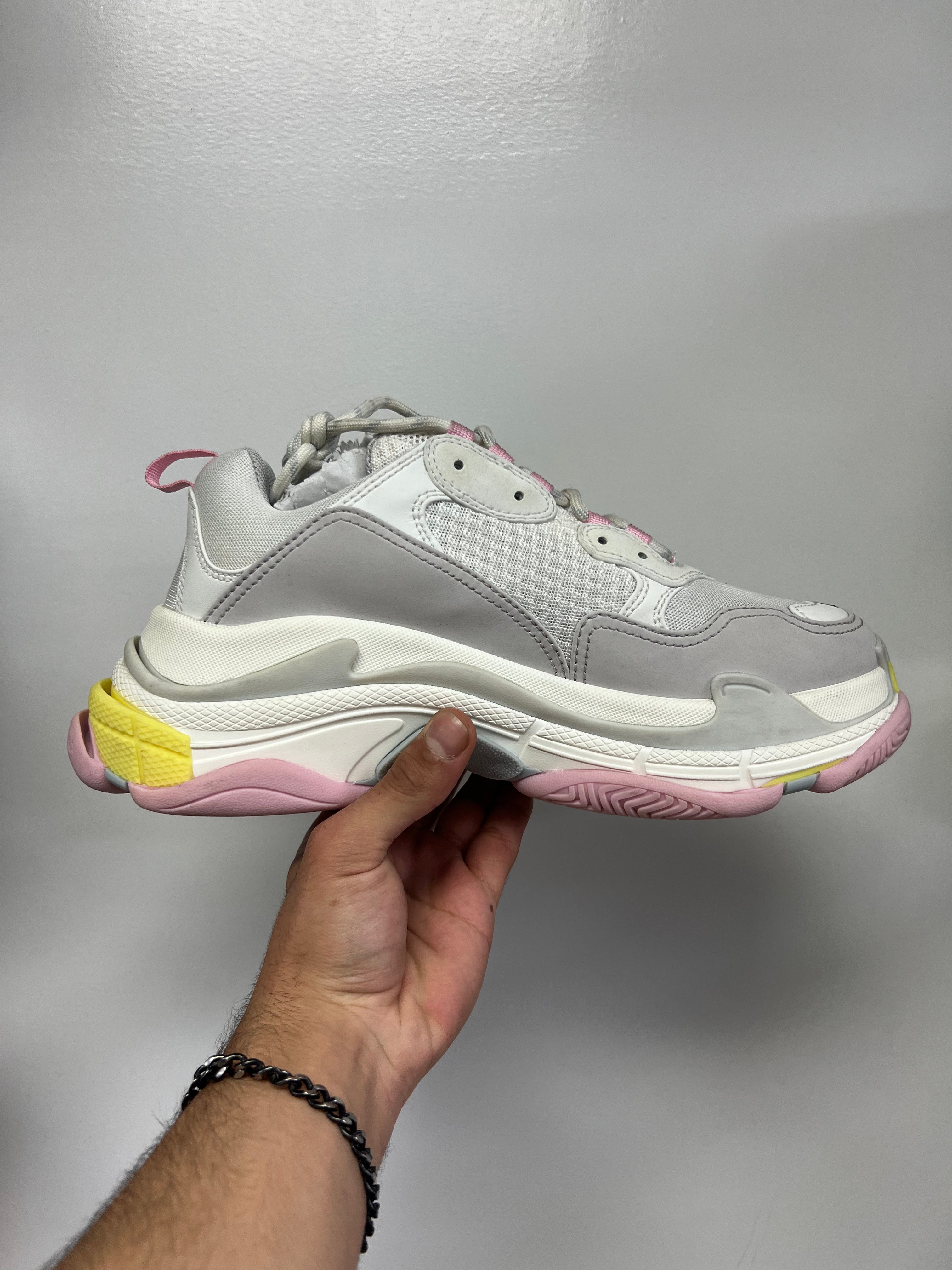Balenciaga Triple S White Easter New With Box