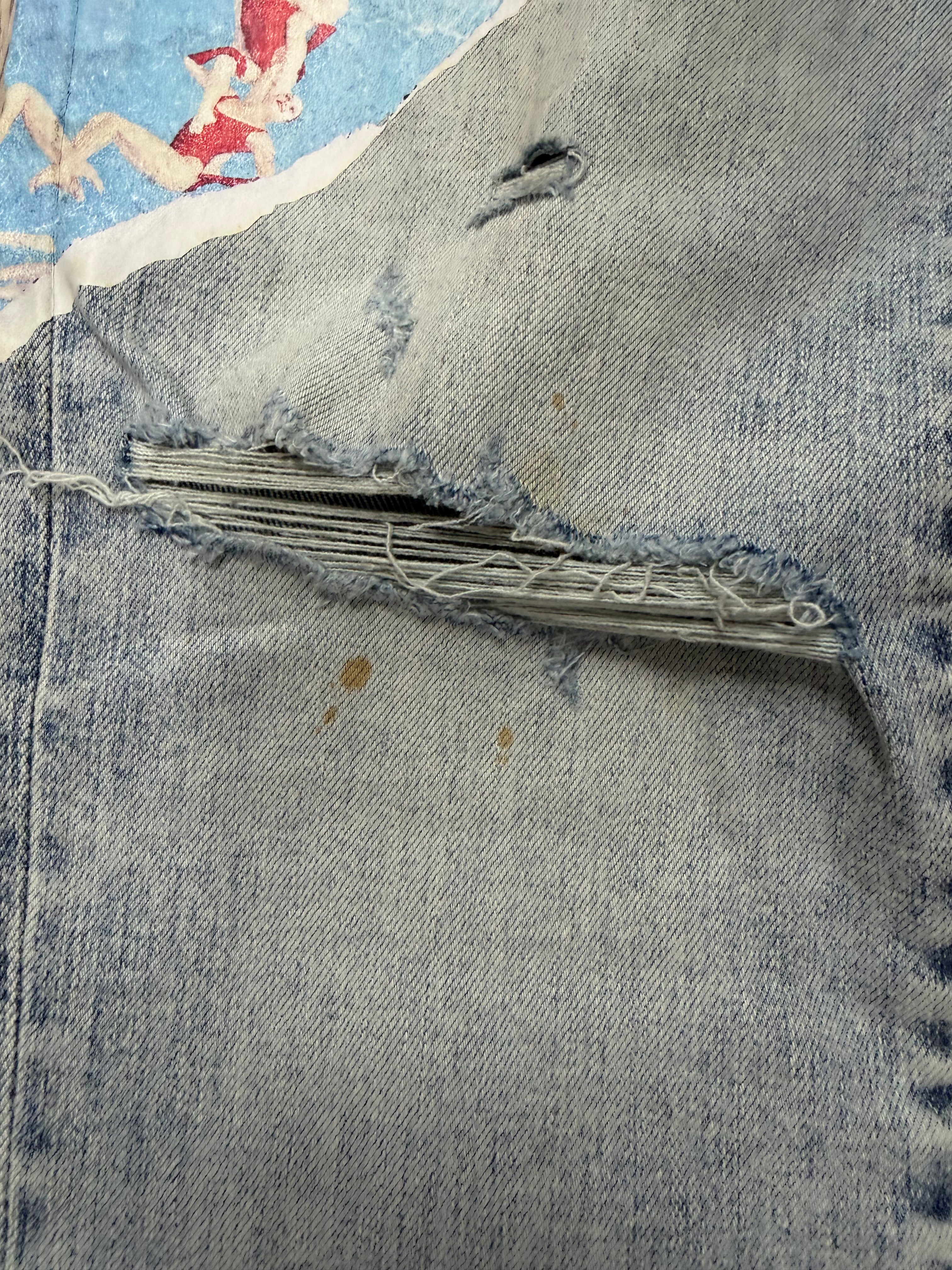 Amiri Light Wash Palyboy Magazine Jeans