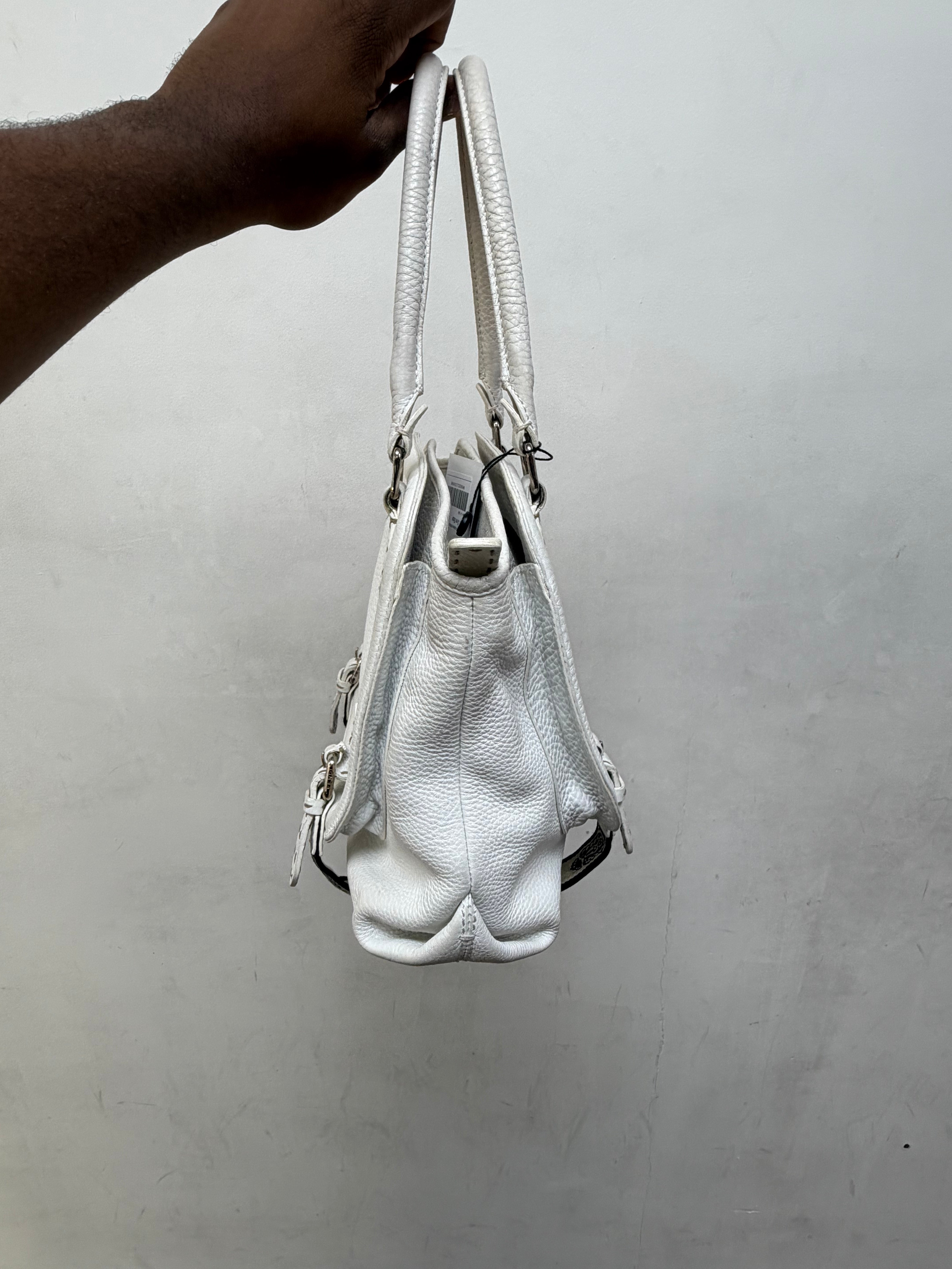 Fendi White Selleria Messalina Shoulder Bag