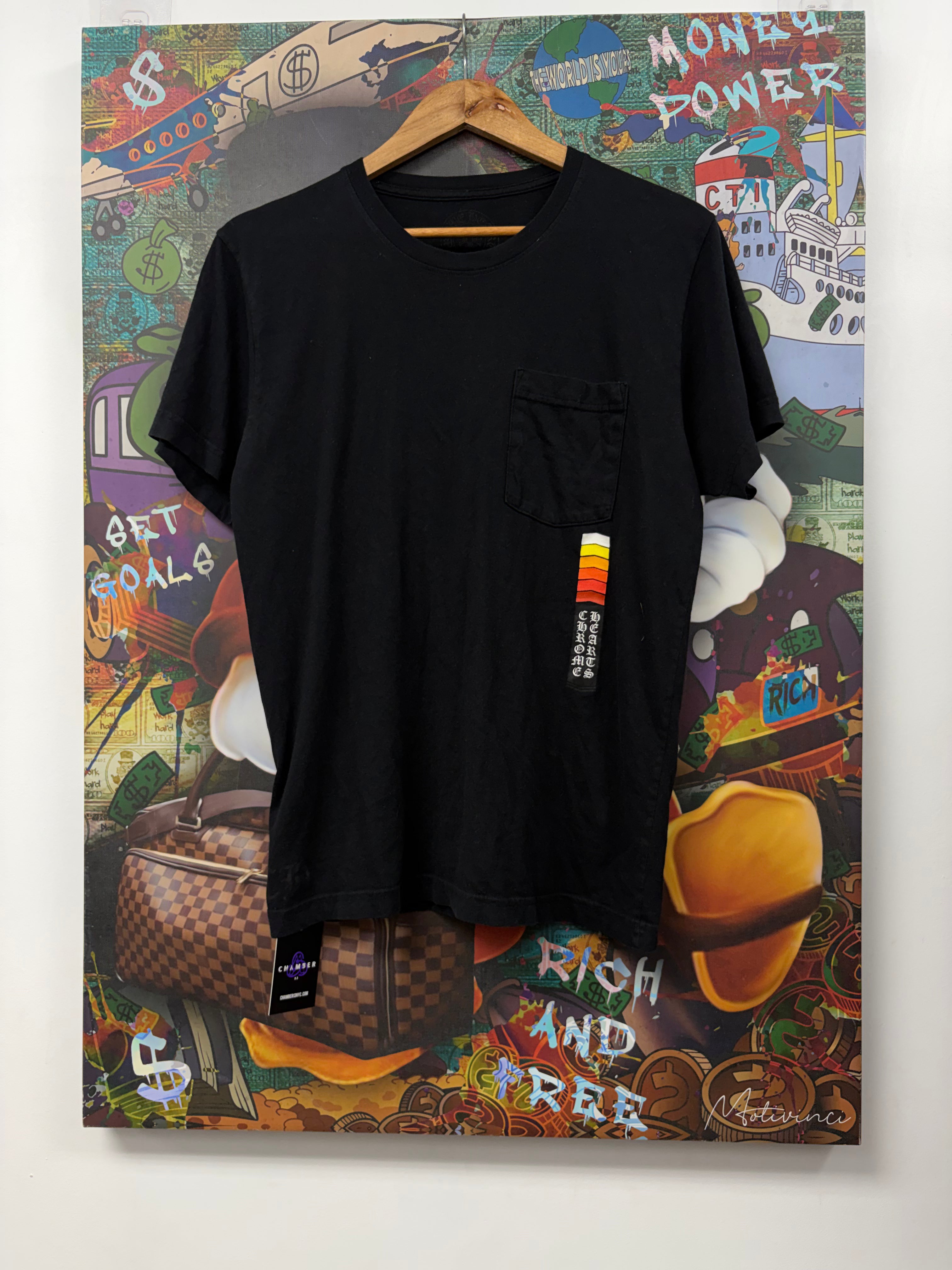 Chrome Hearts Black Orange Boost Ignite Tee