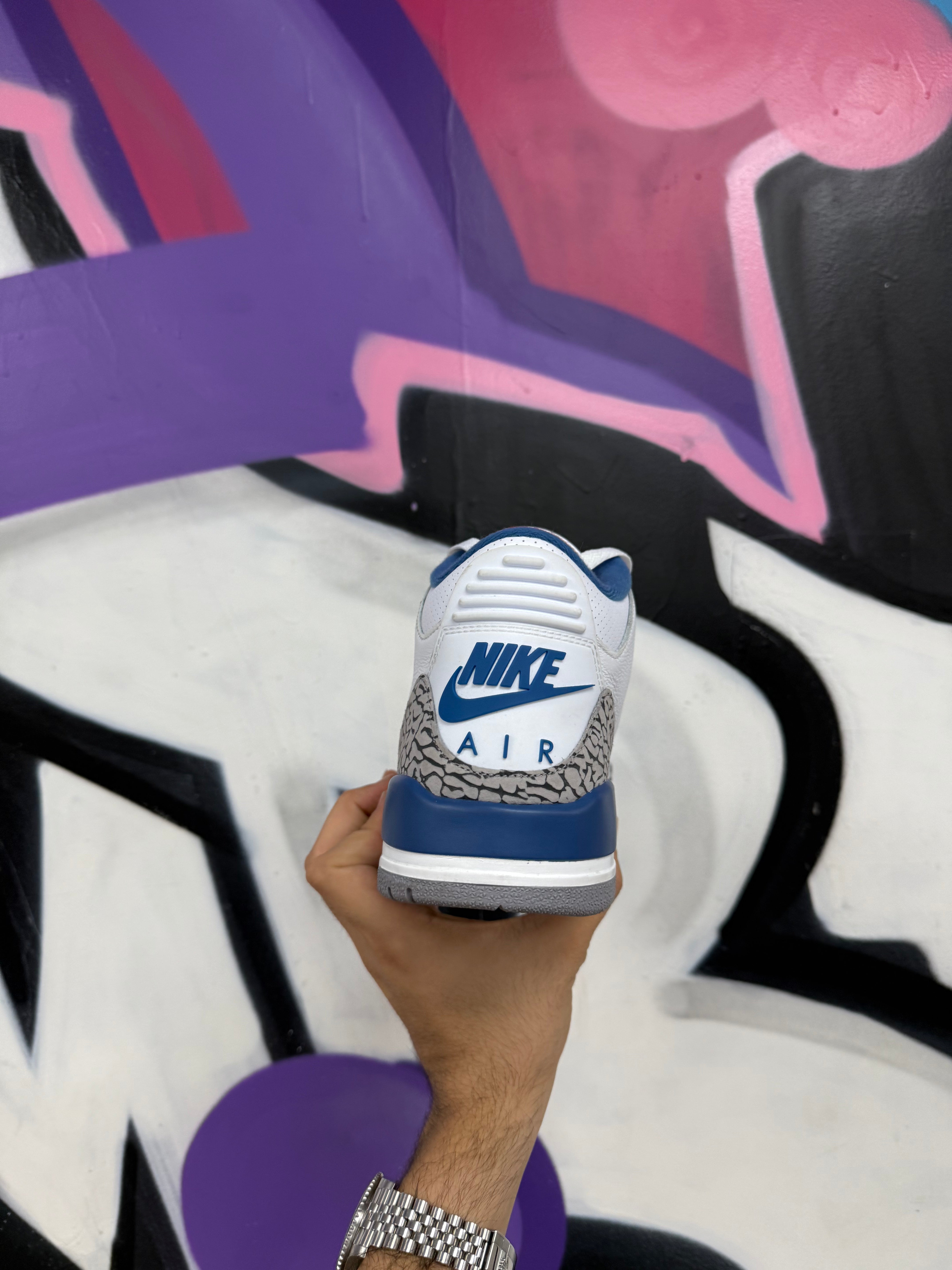 Jordan 3 True Blue Sneakers