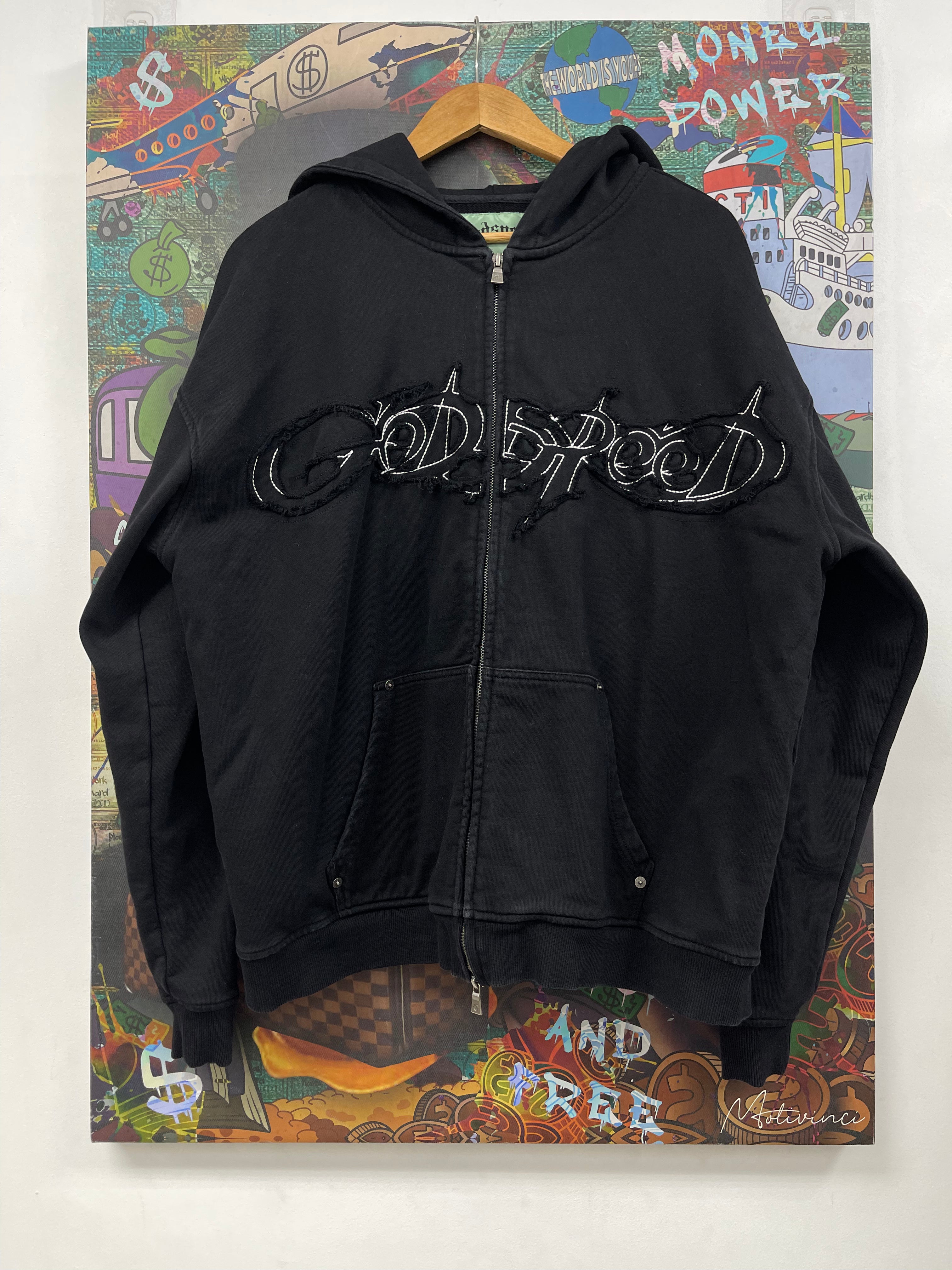 Godspeed Black Raw Import Zip Up
