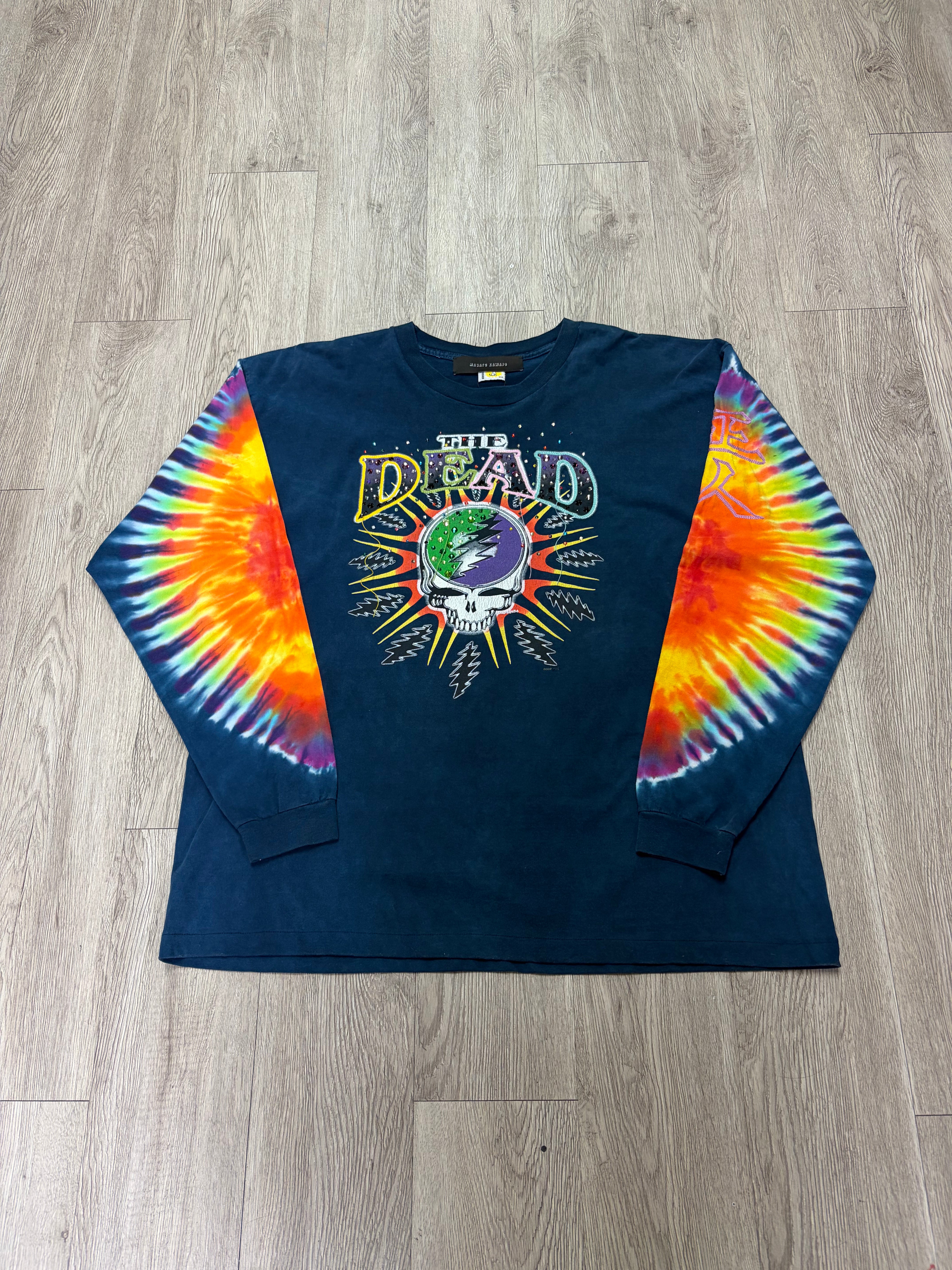 Masato Kwawjo SCNDSLF Grateful Dead Rhinestone Tie Dye Long Sleeve