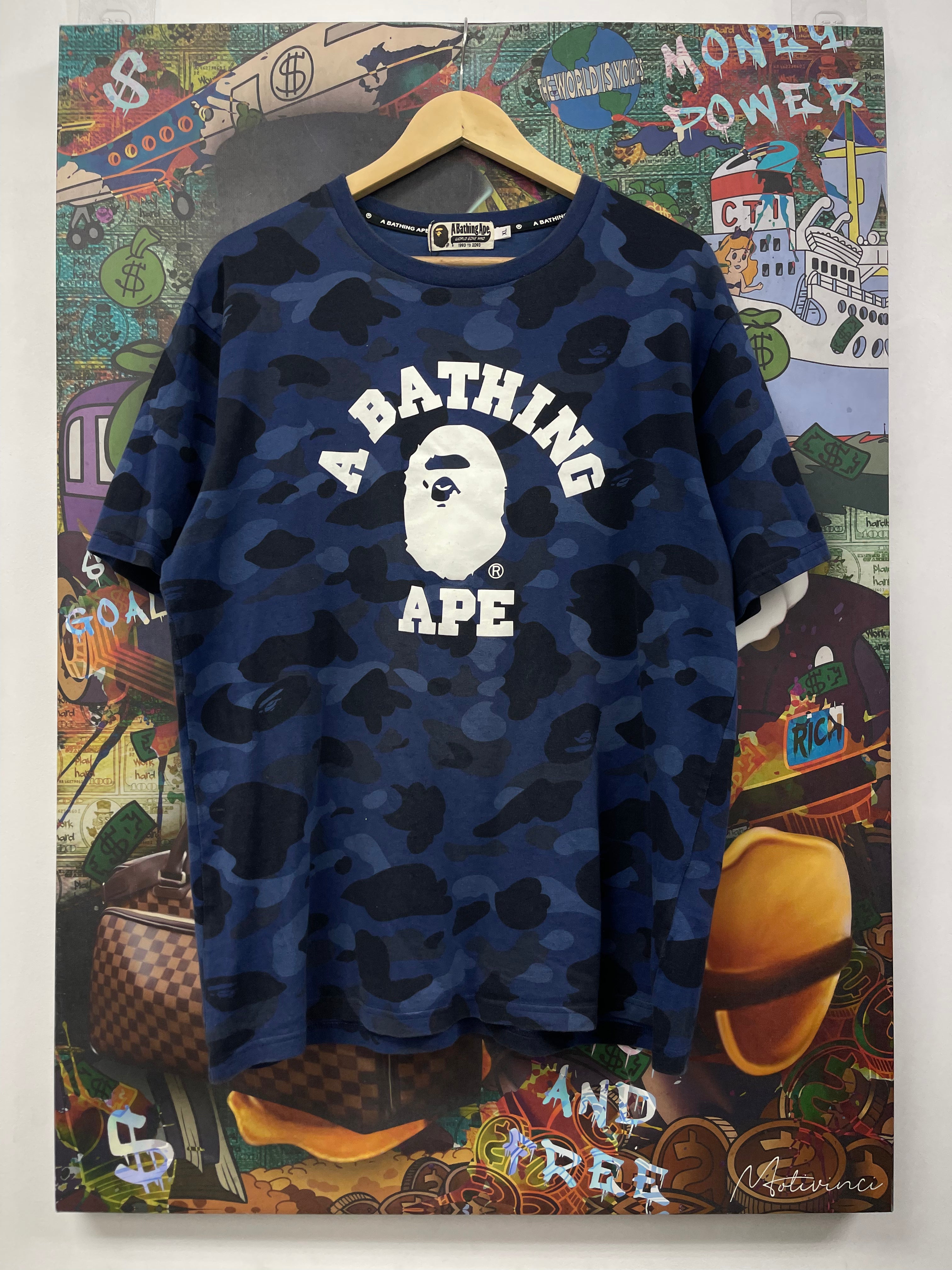 Bape Blue Camo ABA Tee
