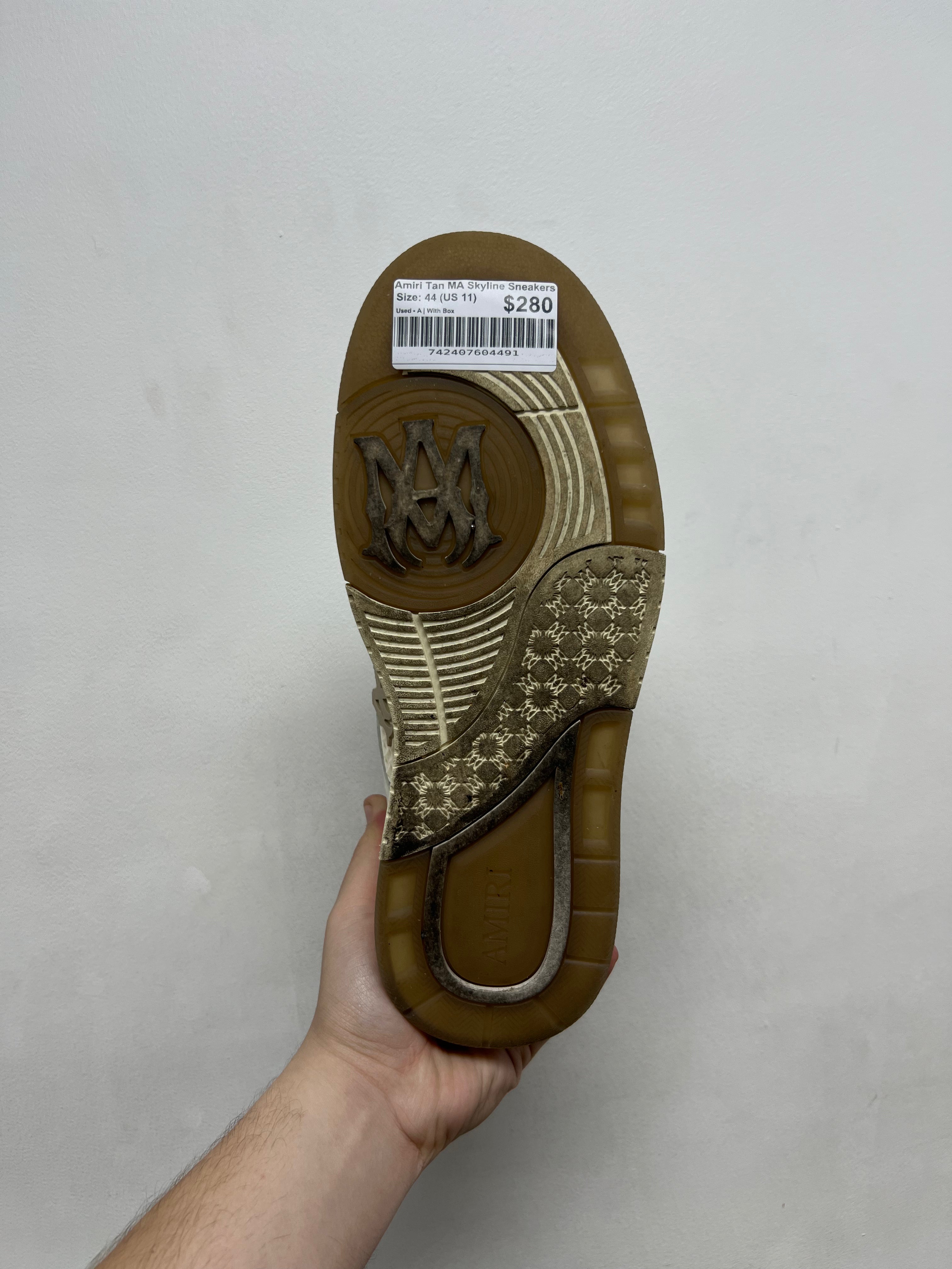 Amiri Tan MA Skyline Sneakers