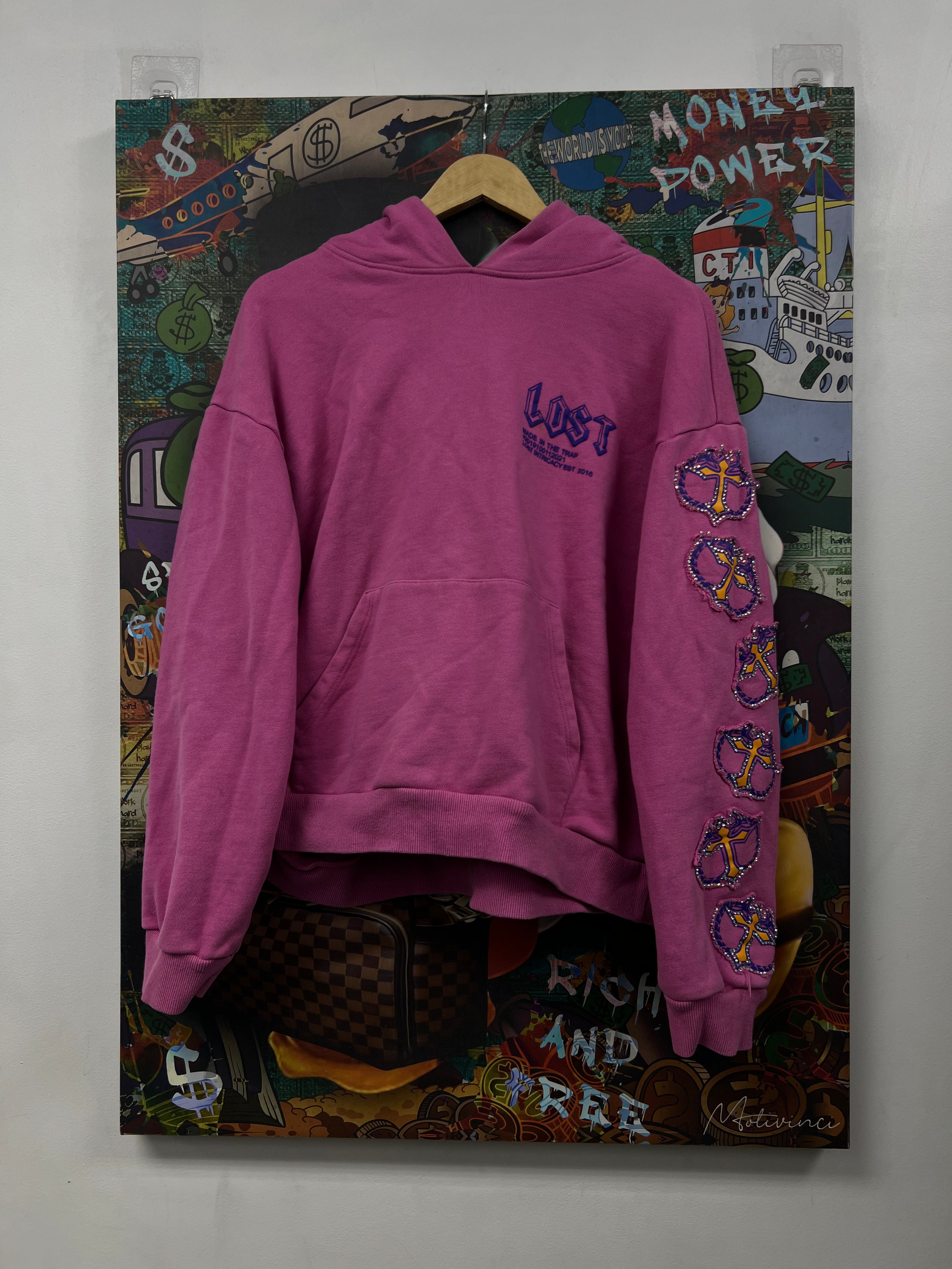 Lost Intricacy Purple Blue MITT Hoodie