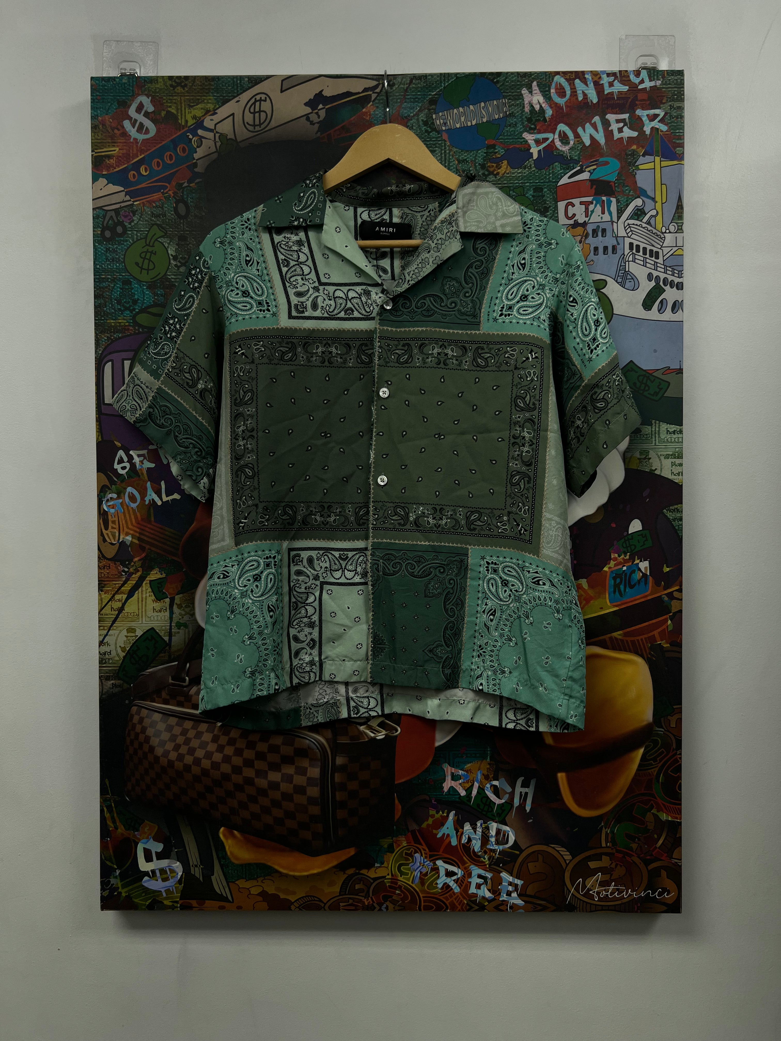 Amiri Silk Paisley Button Up