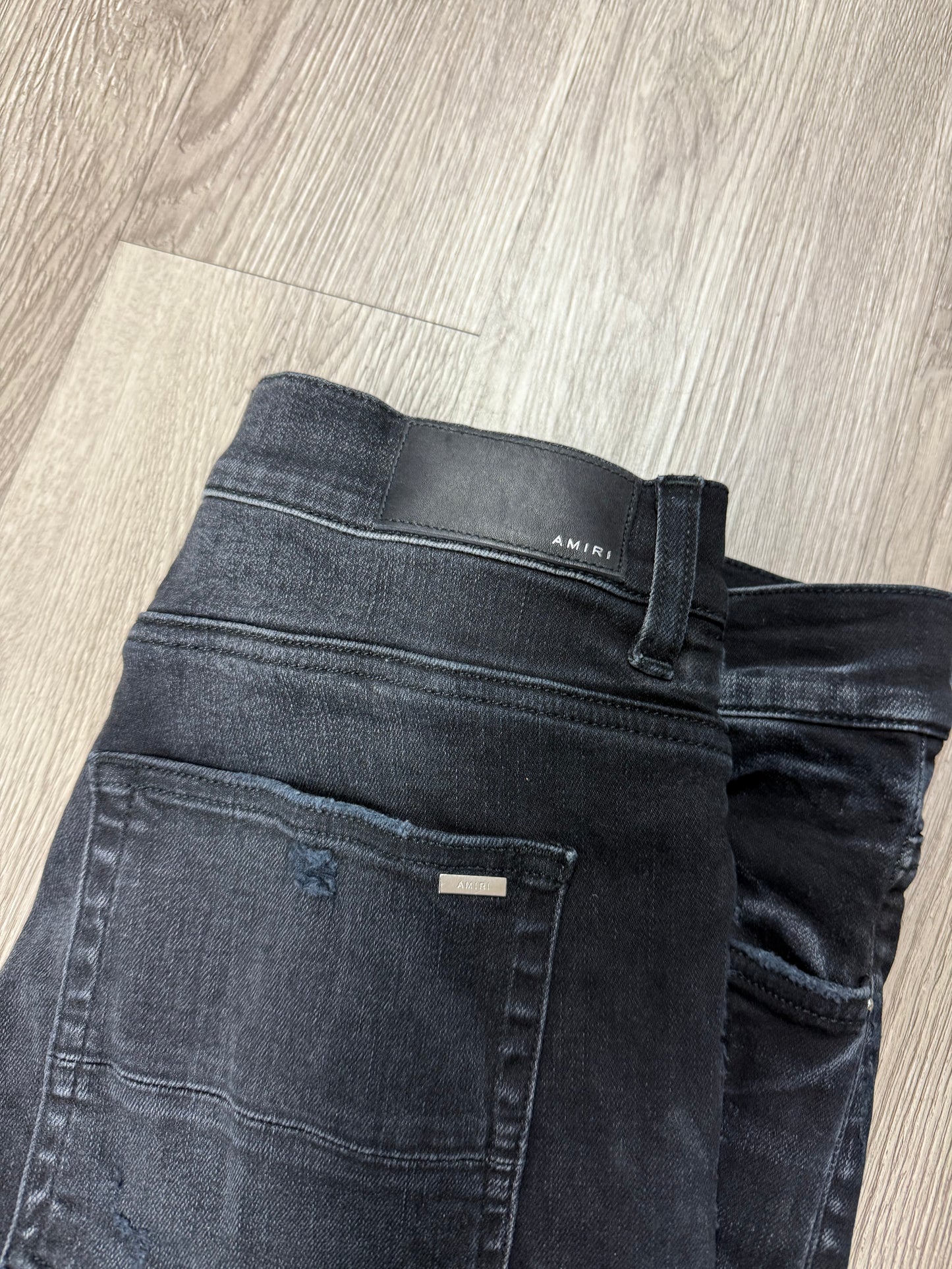Amiri Playboy Magazine Black Jeans