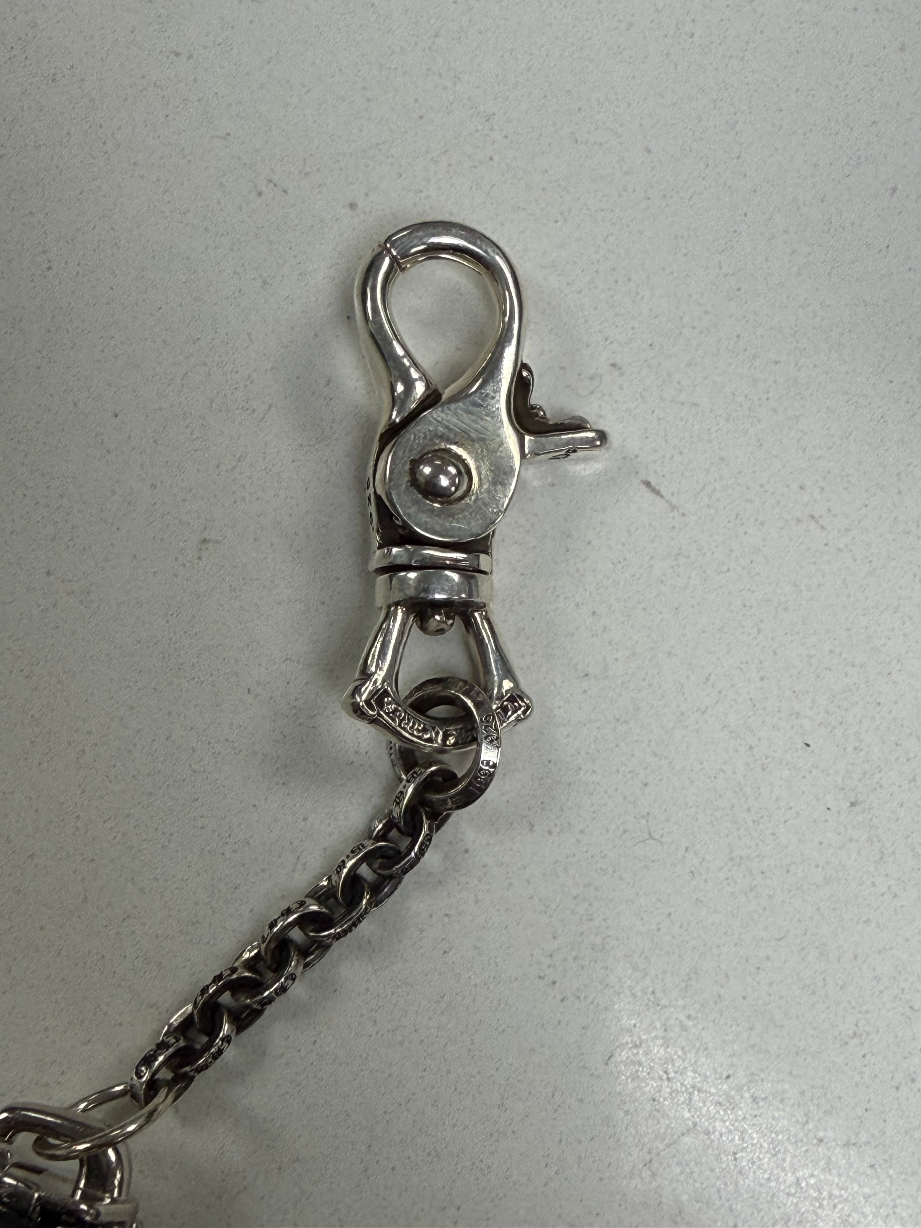 Chrome Hearts Coin Purse W Chain 3 Cross Wallet