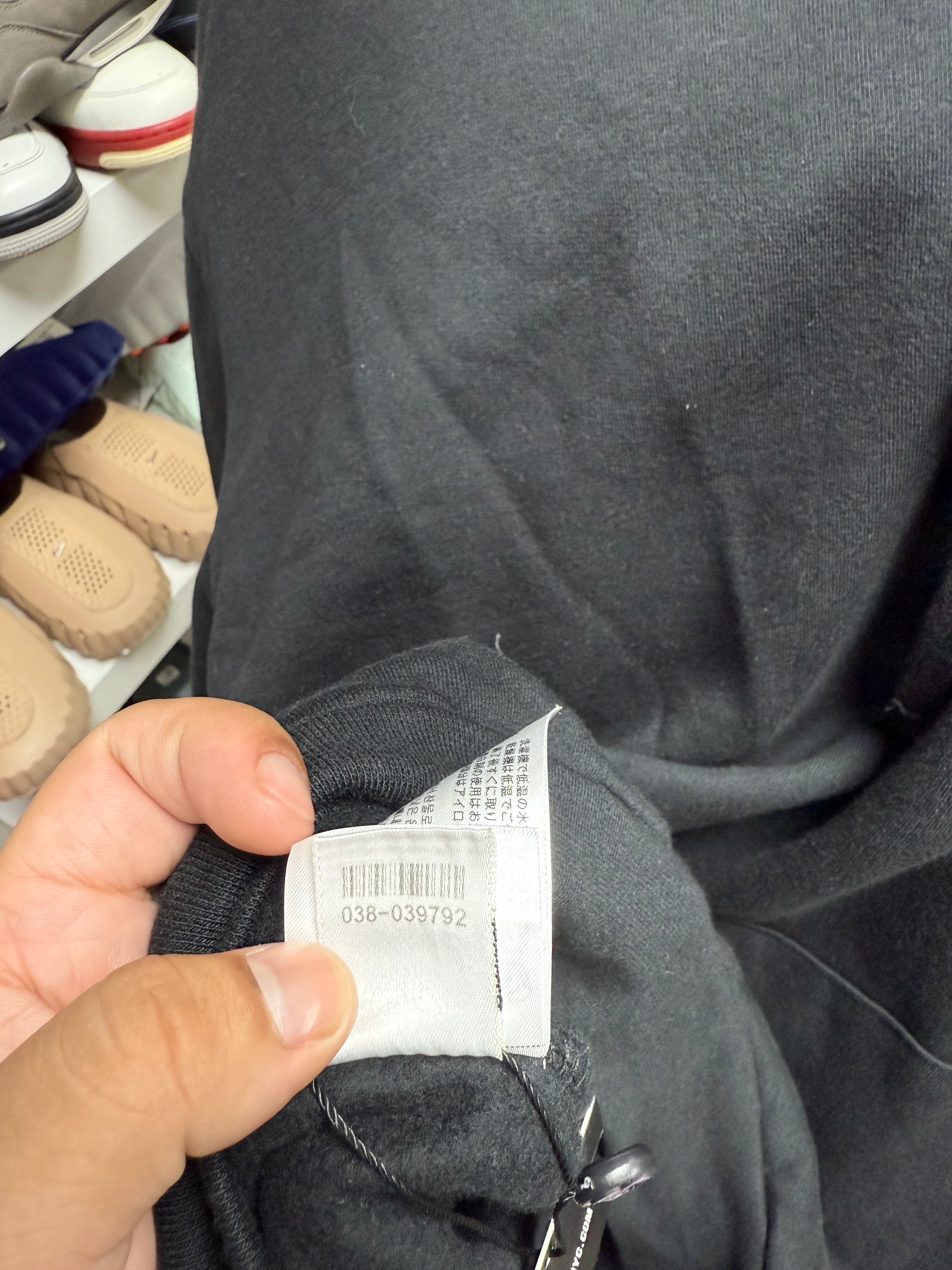 Chrome Hearts Black Silver Vertical Logo Hoodie