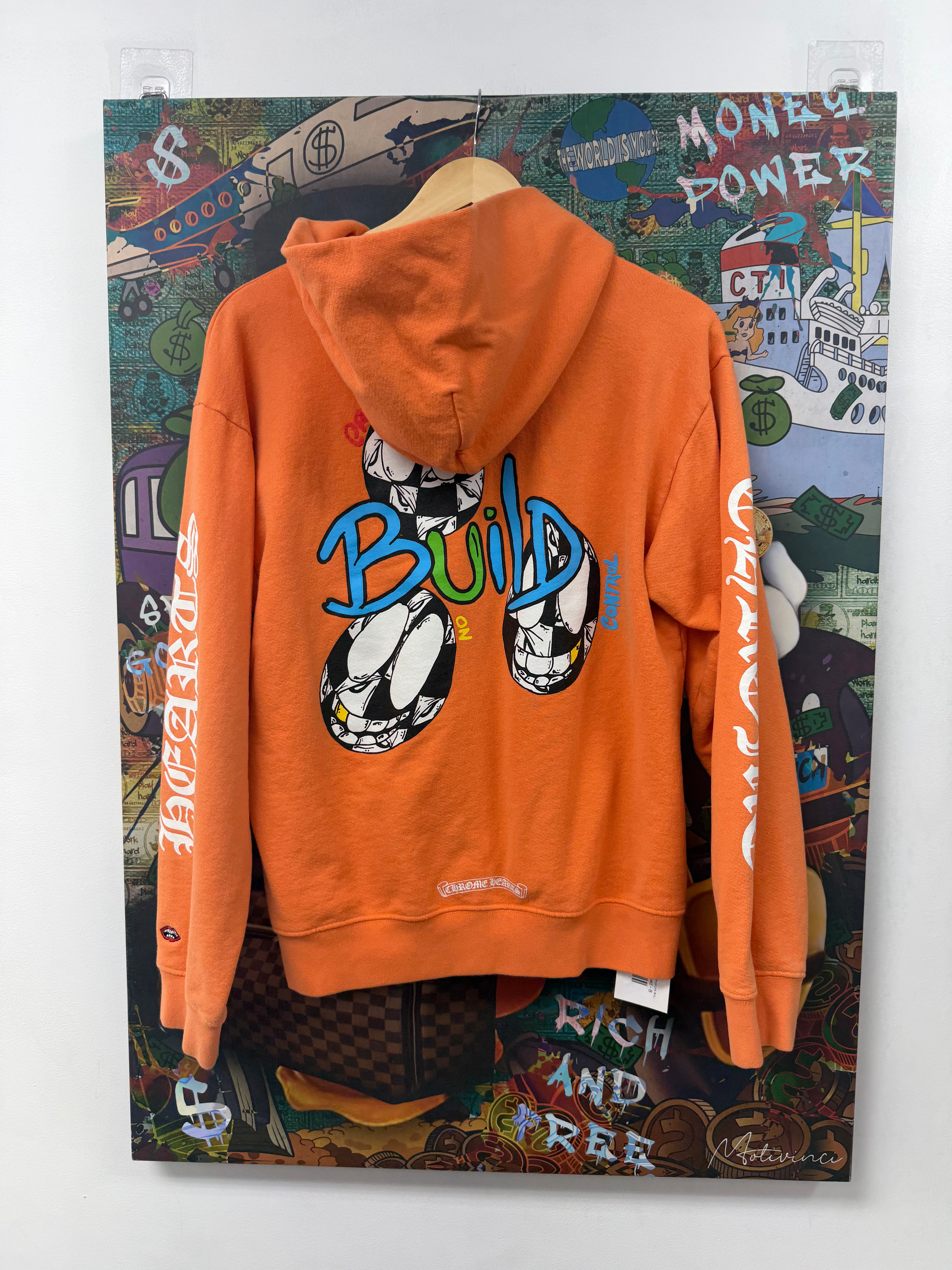 Chrome Hearts Matty Boy Orange Link Build Hoodie