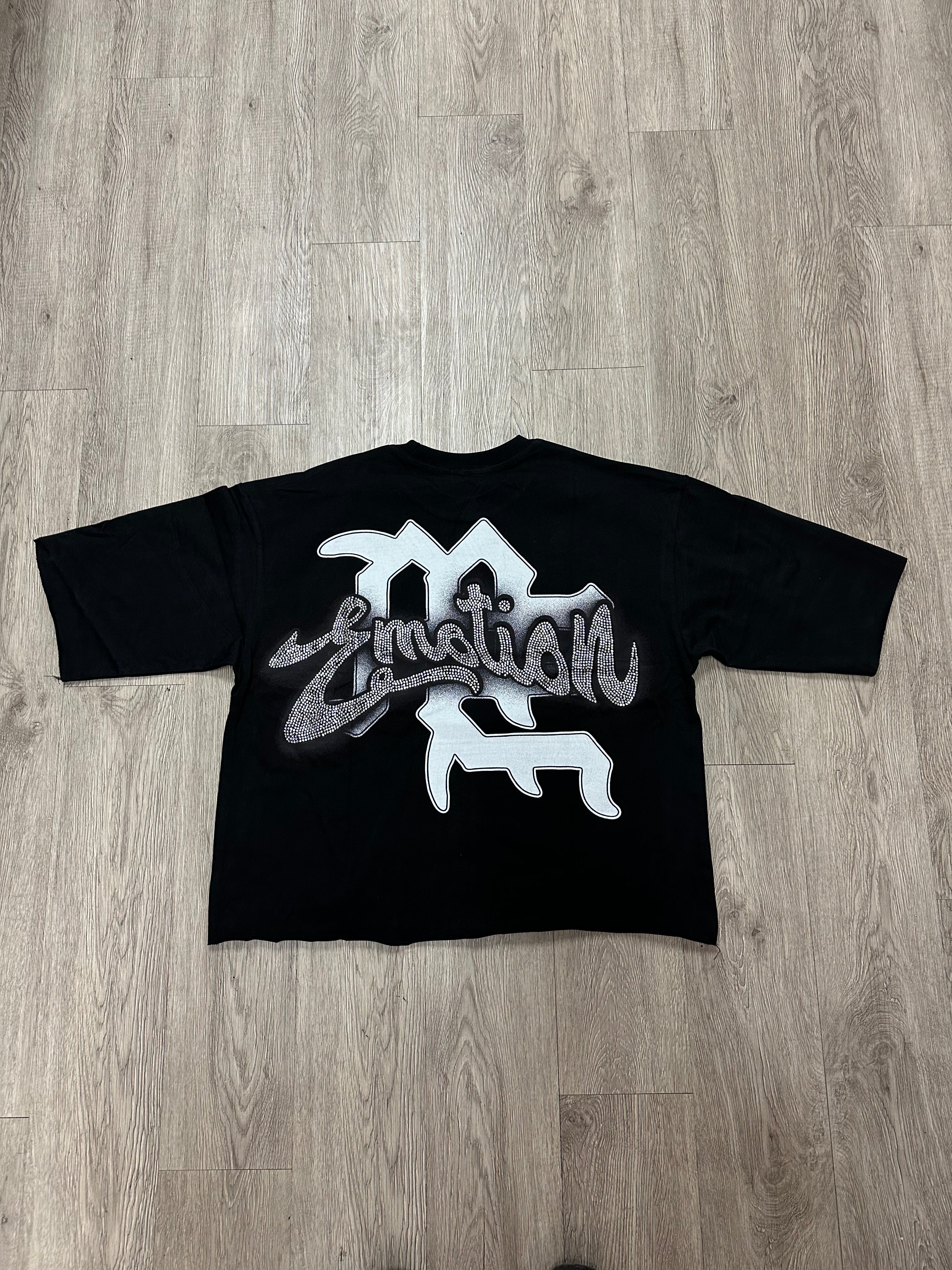 Mixed Emotion Cupid Rhinestone Tee