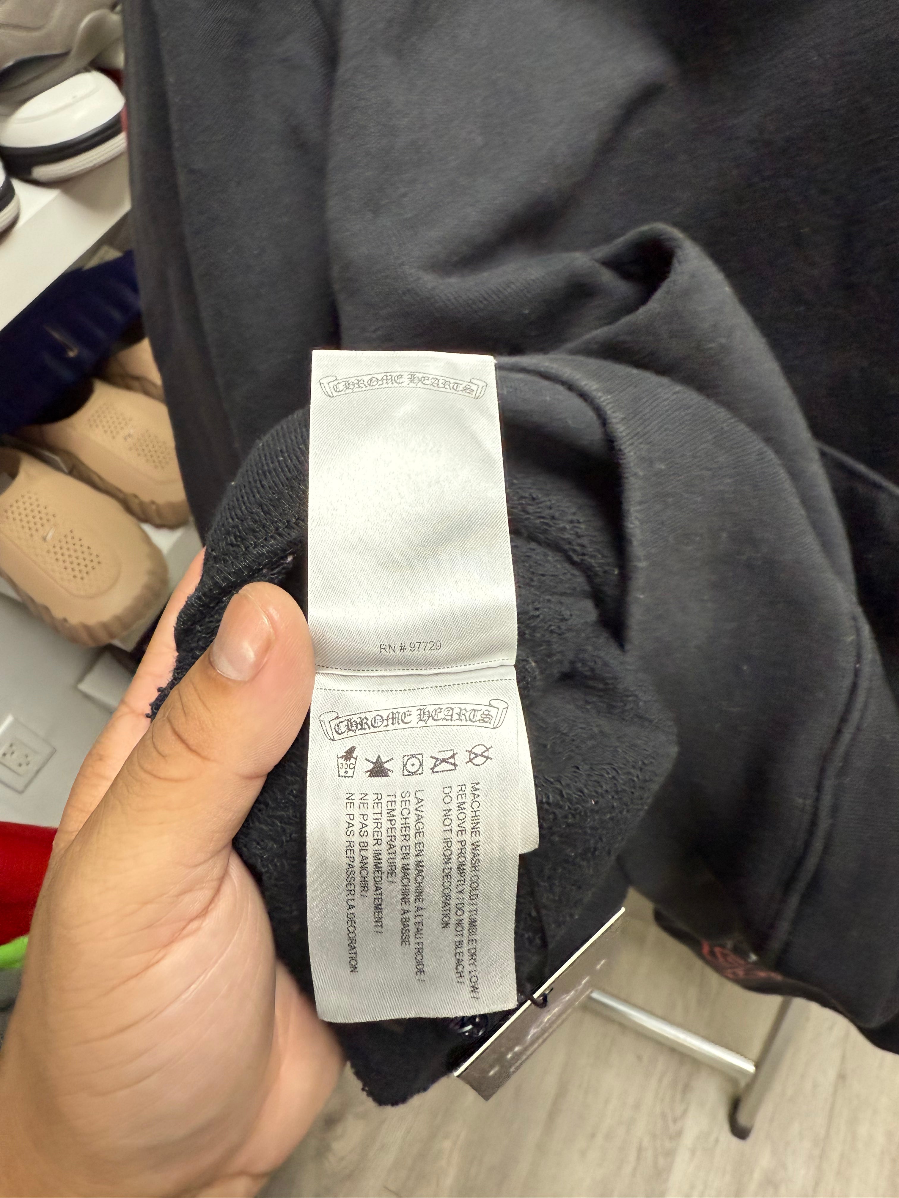 Chrome Hearts Black Matty Boy Sex Records Hoodie (Repaired)