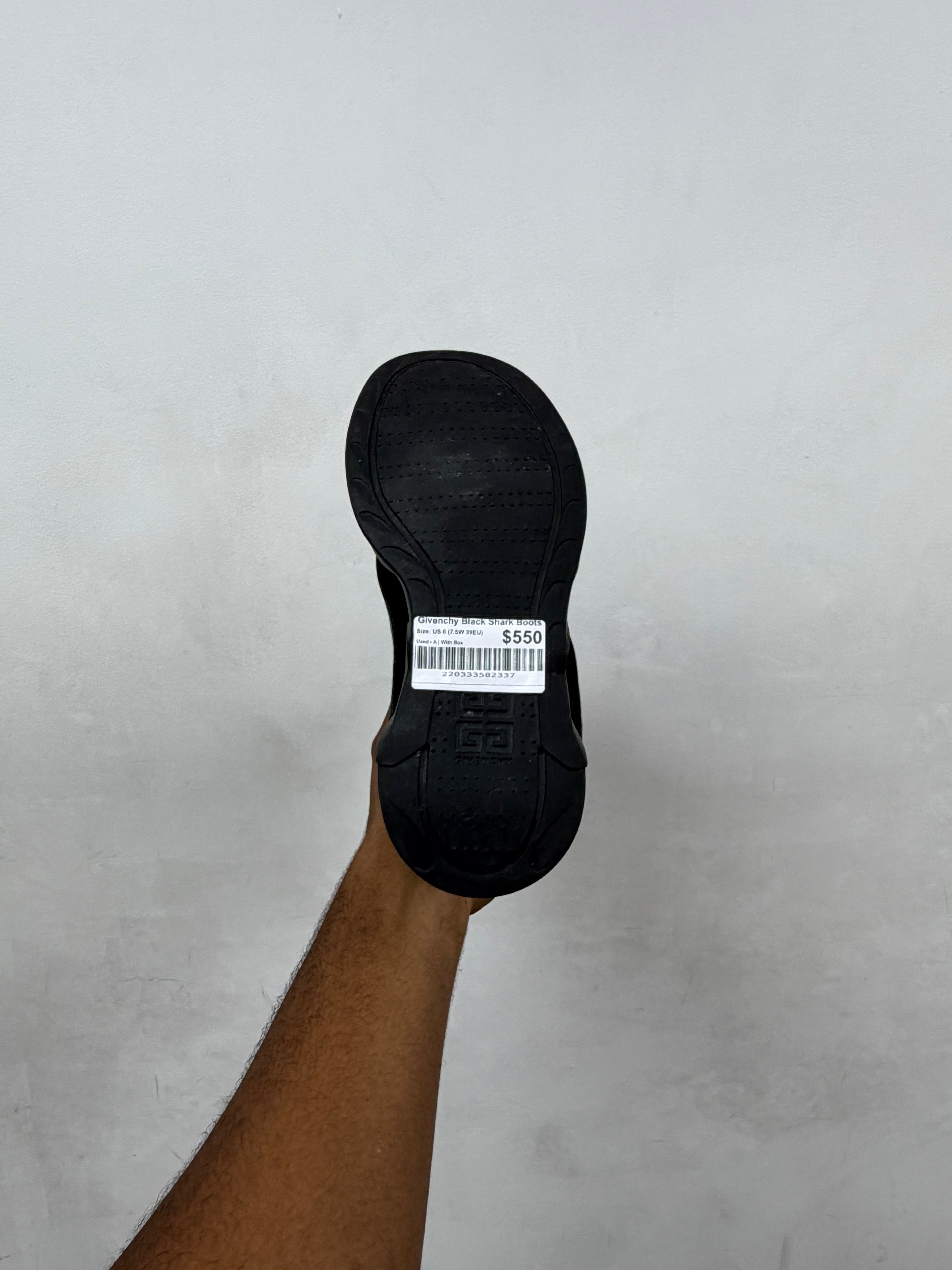 Givenchy Black Shark Boots