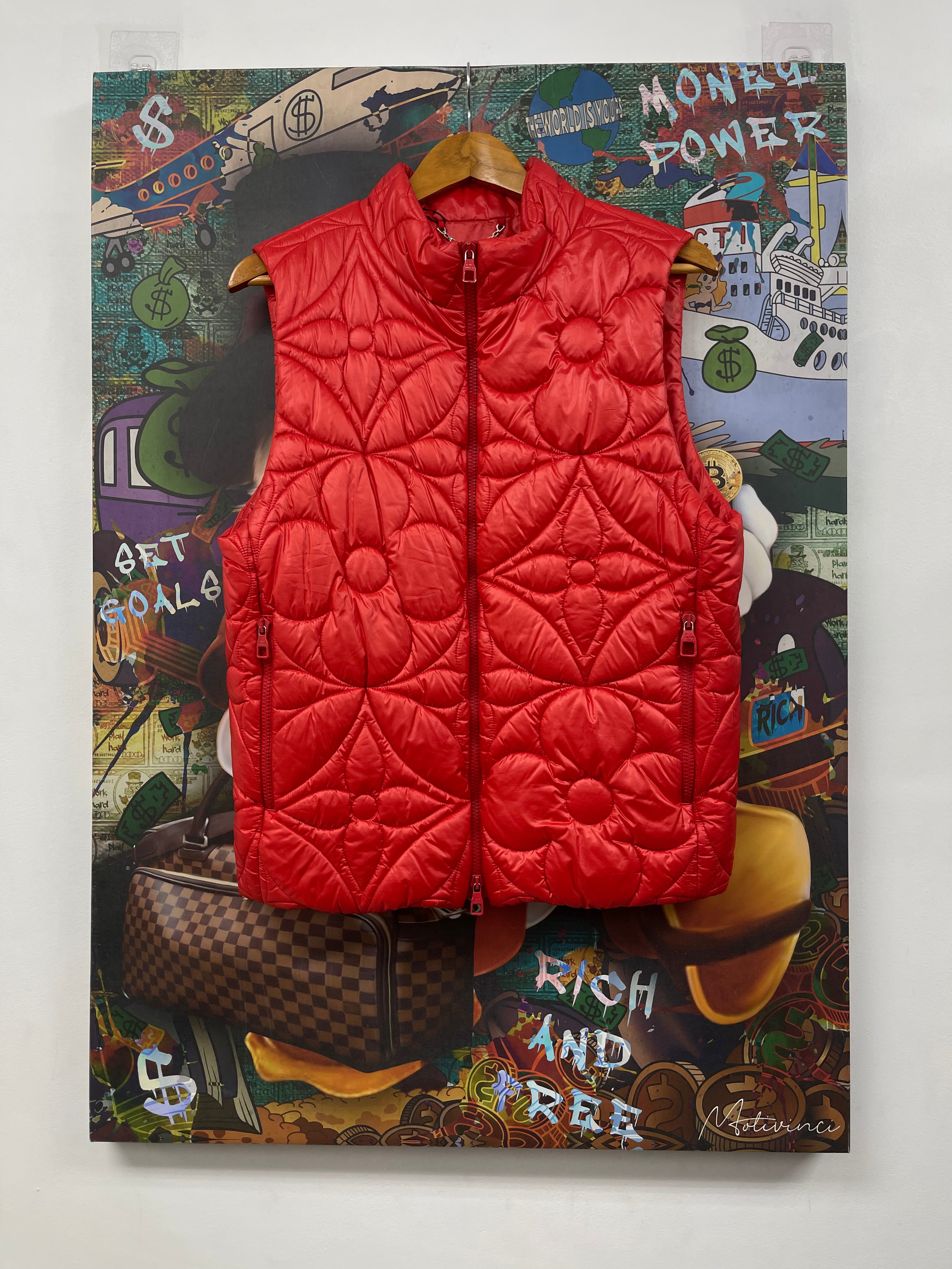 Louis Vuitton Red Monogram (46) Vest