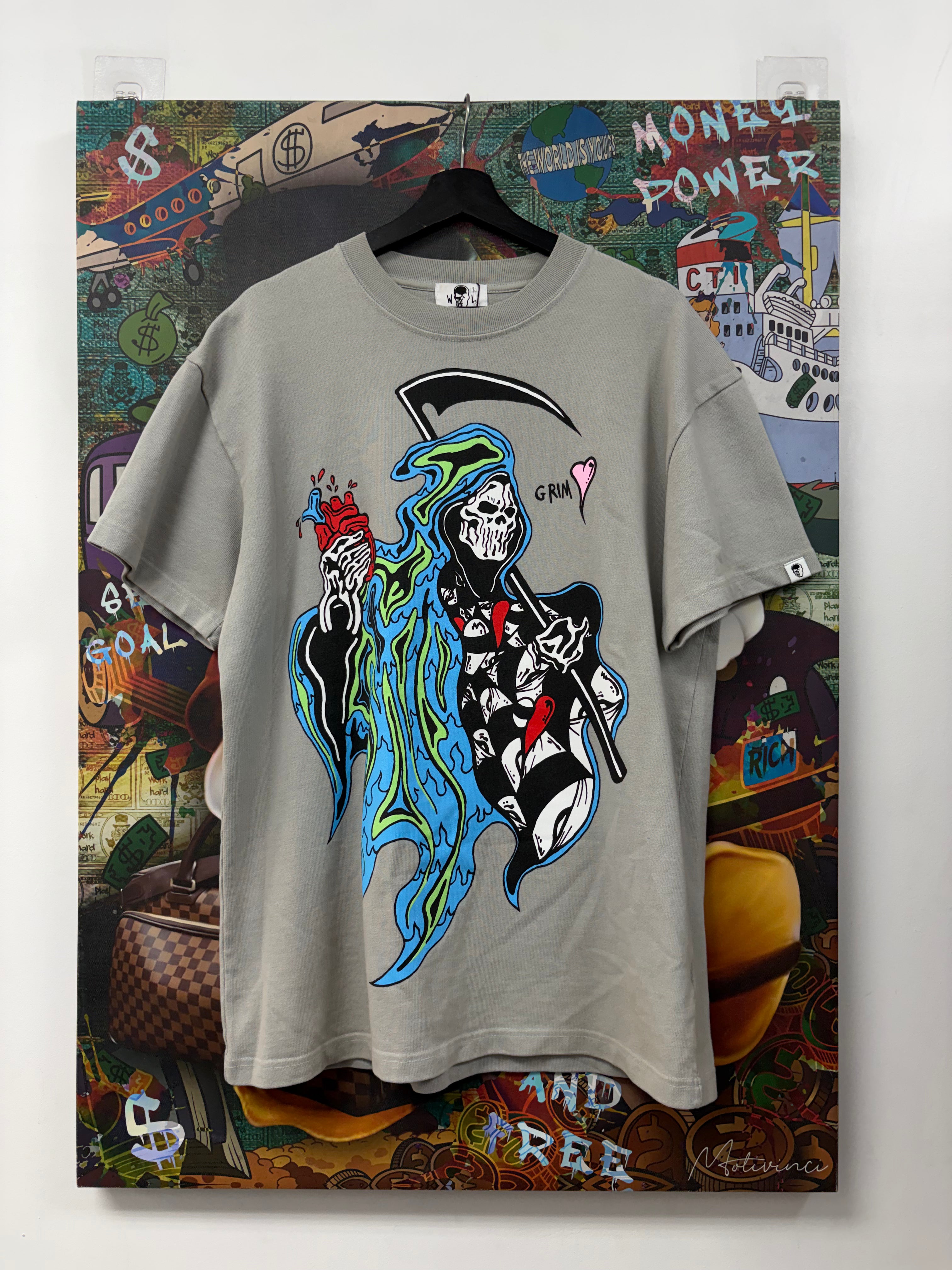 Warren Lotas x Matty Boy Grey Stay Fast Tee