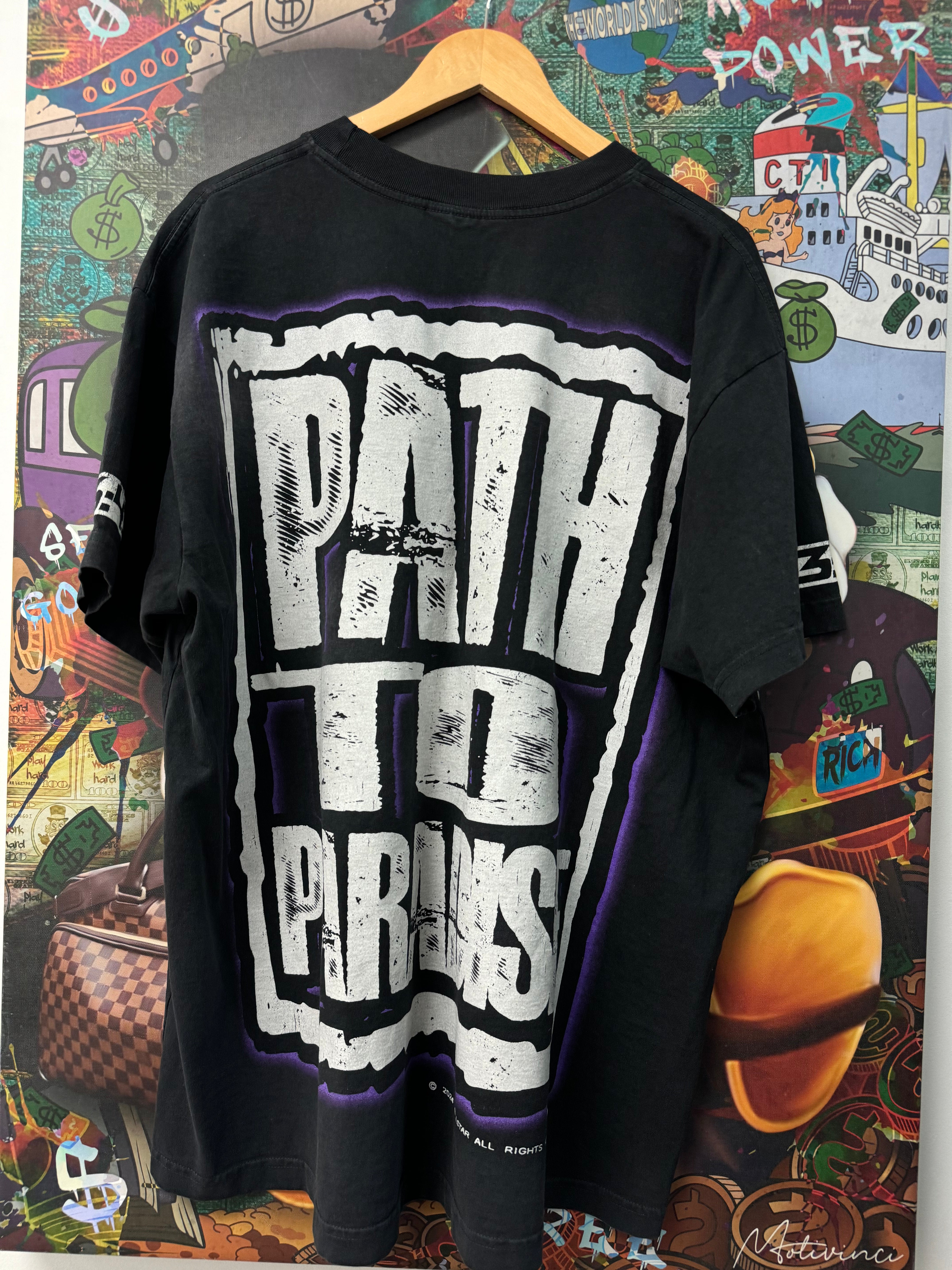 Hellstar Black Purple Jesus Tee