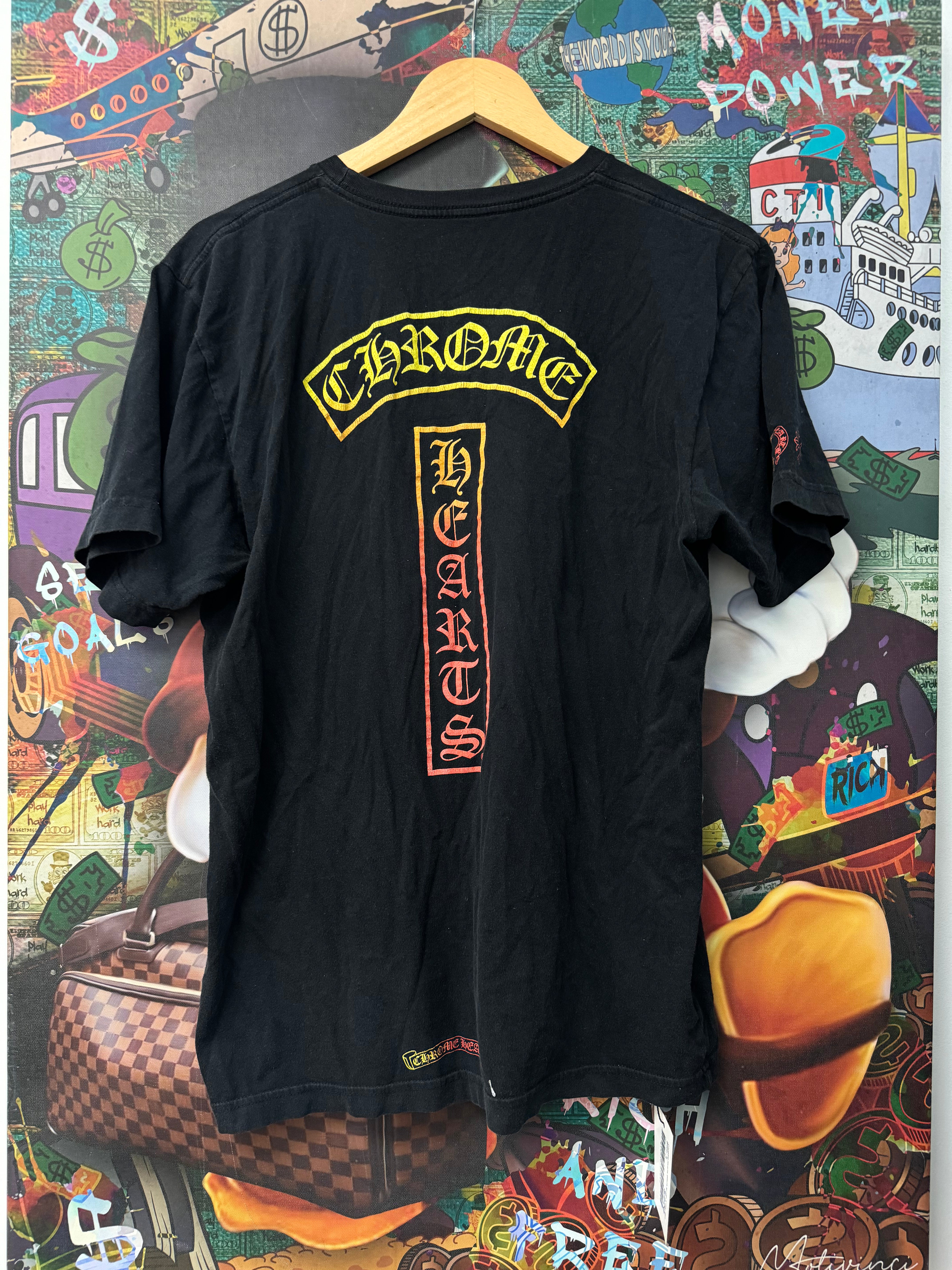 Chrome Hearts Black Ignite T Bar Tee