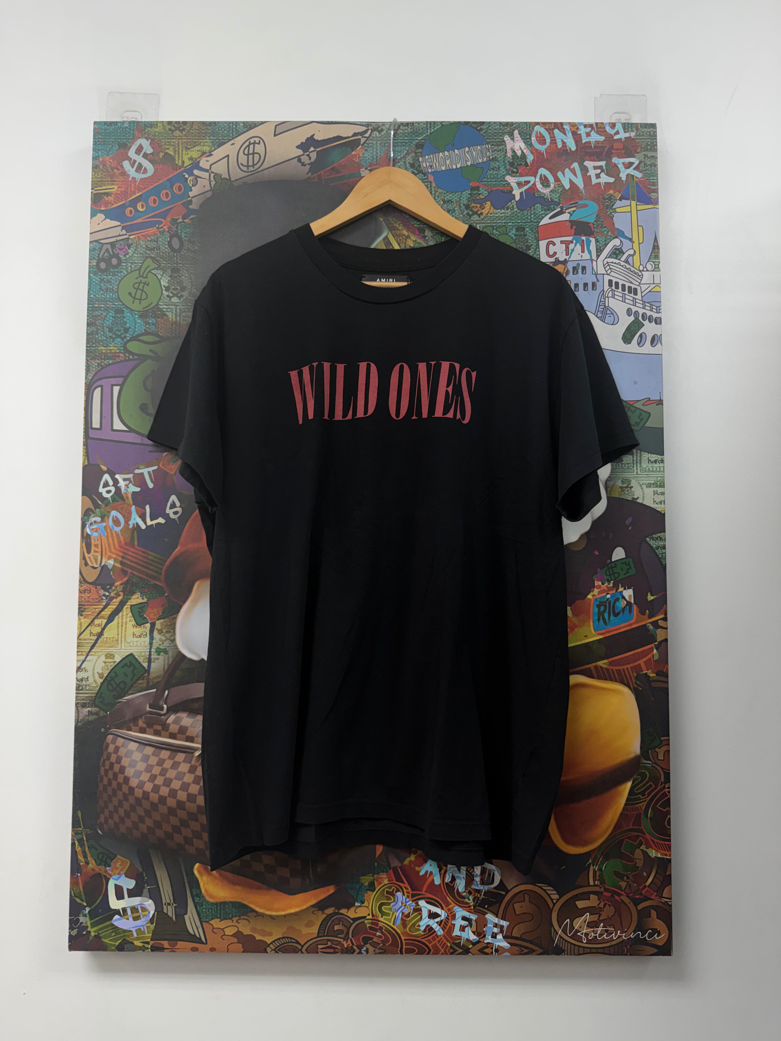 Amiri Black Red WIld Ones Tee