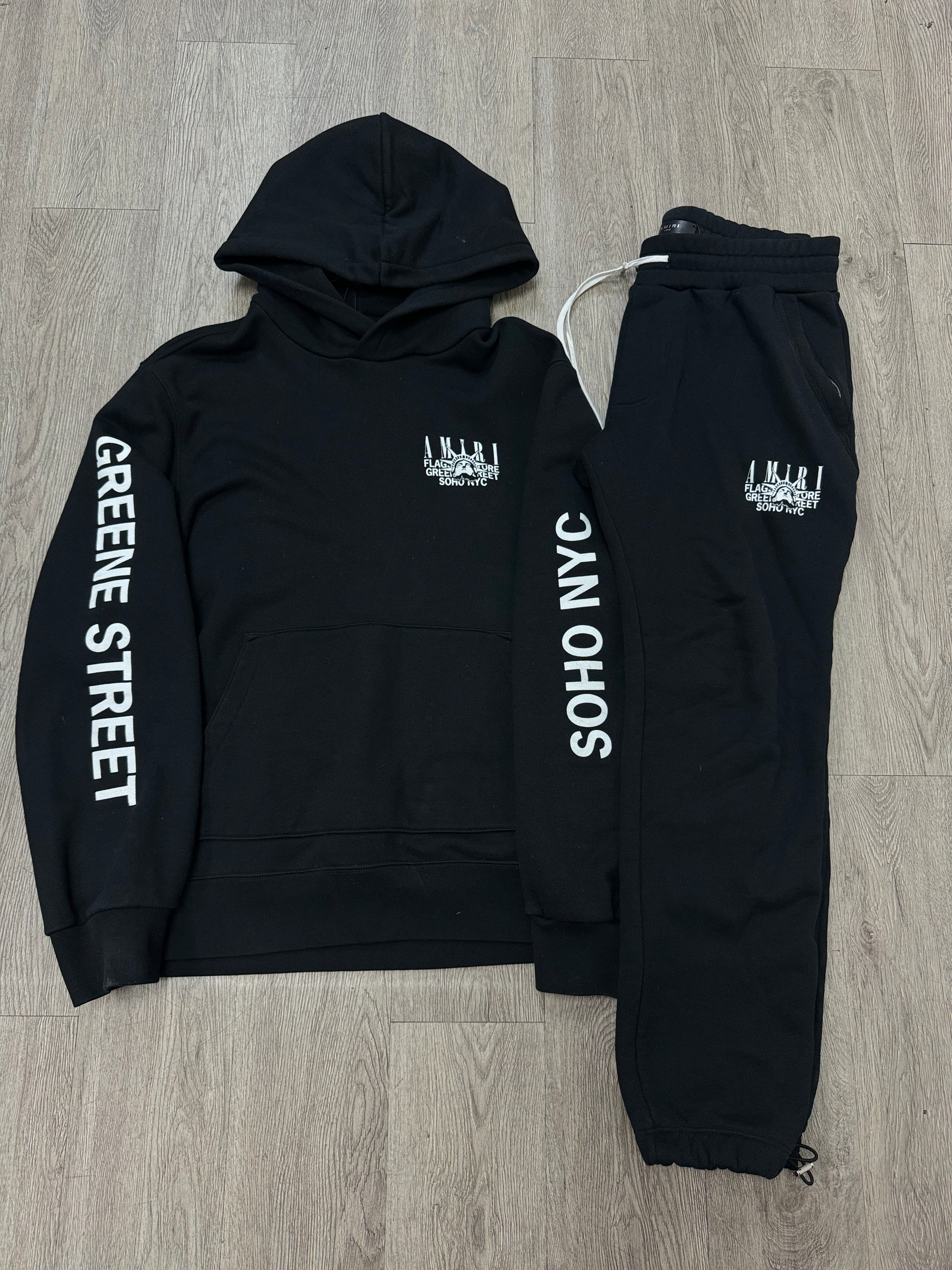 Amiri Black White Soho Exclusive Sweatsuit