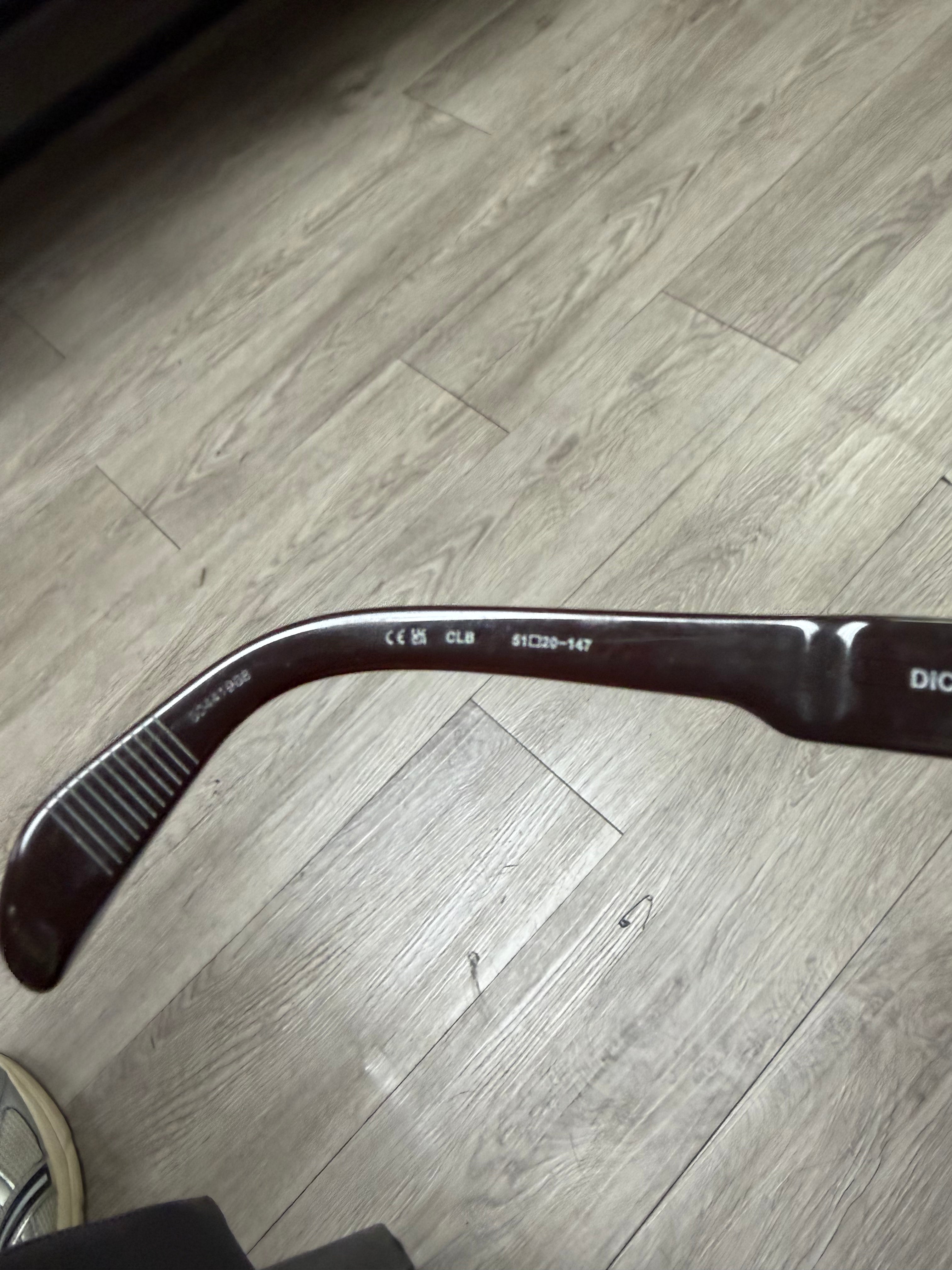 Chrome Hearts Dick Fitzener Brown Tinted Sunglasses
