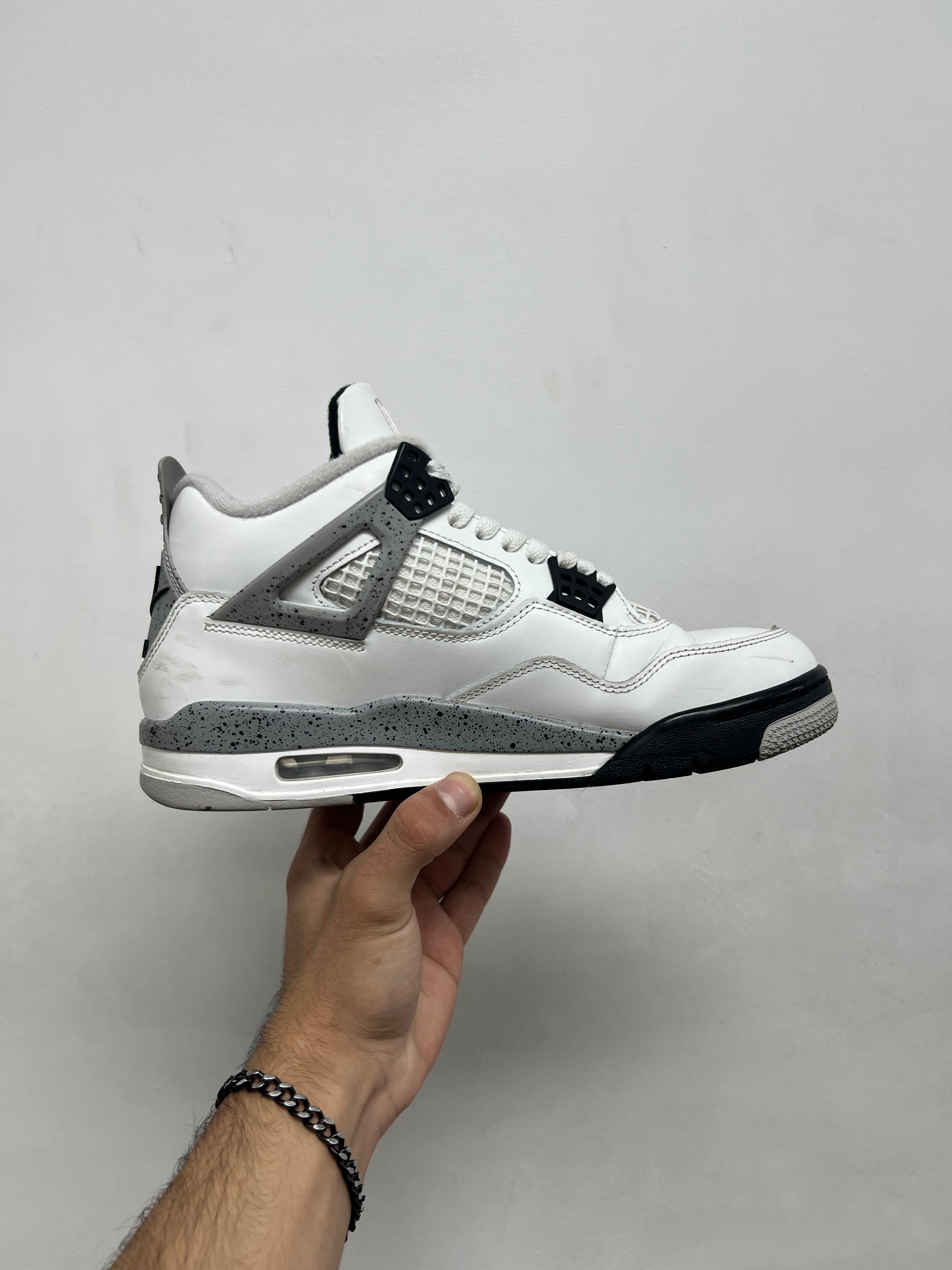 Jordan 4 White Cement Sneakers