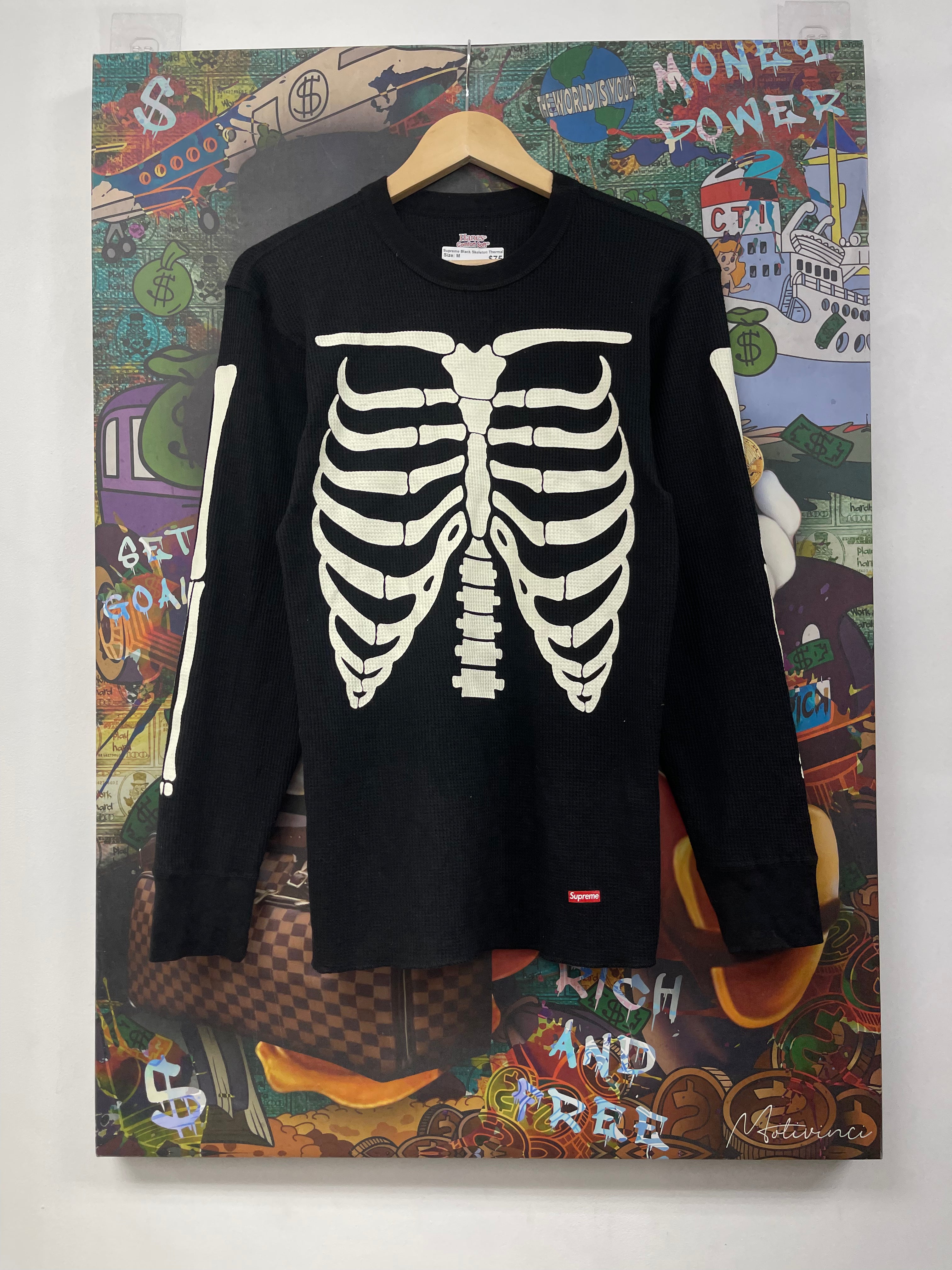 Supreme Black Skeleton Thermal