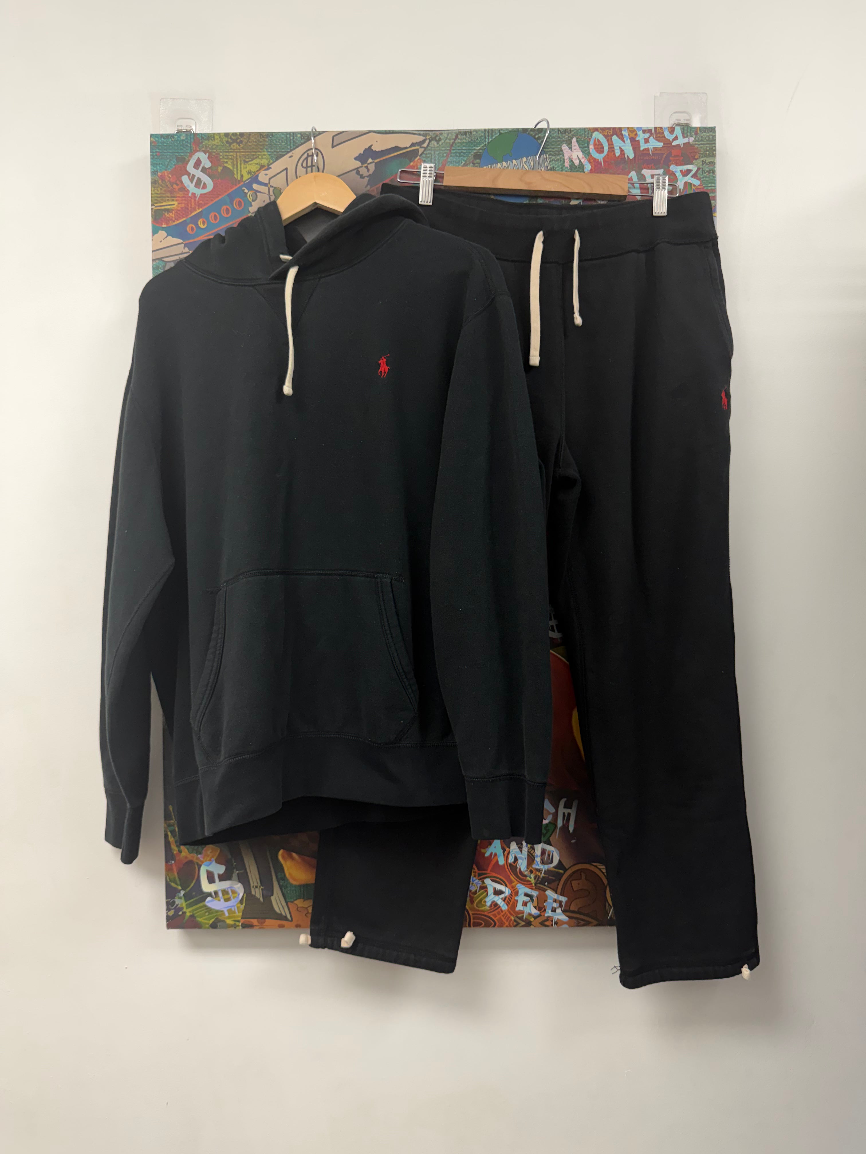 Polo Ralph Lauren Black Red Sweatsuit