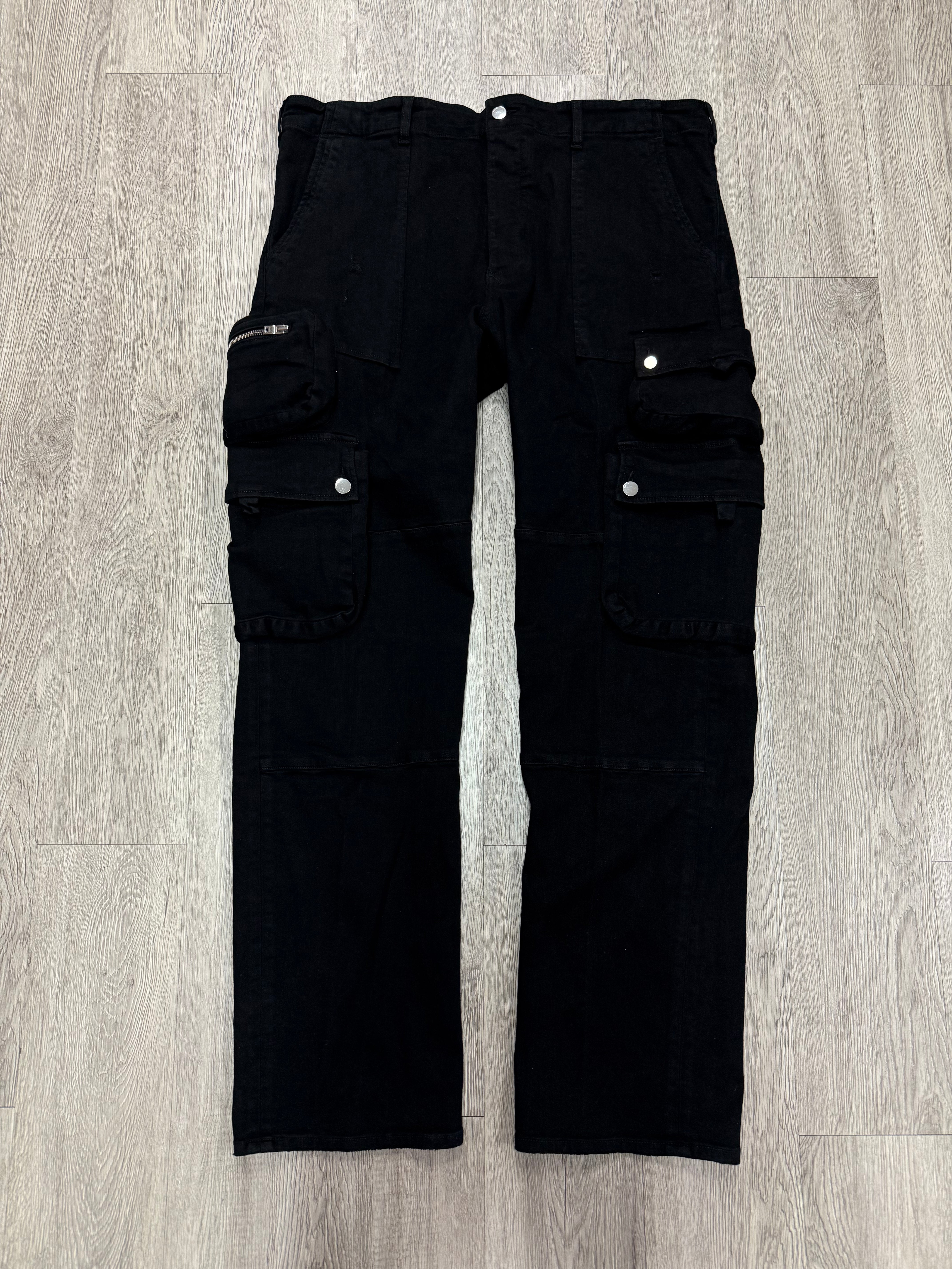 Amiri Tactical Cargo Black Pants