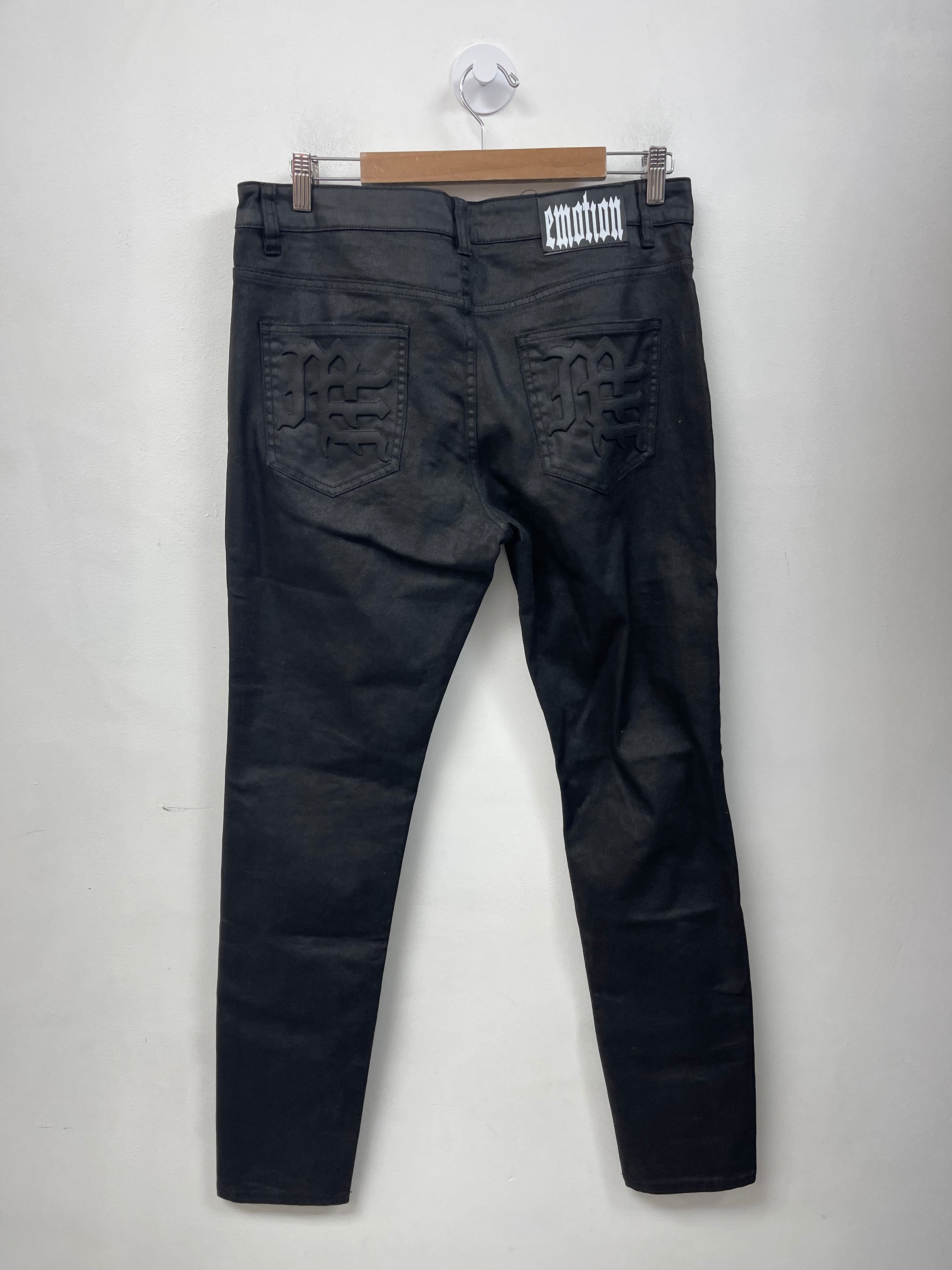 Mixed Emotions Black Out Waxed ME Jeans