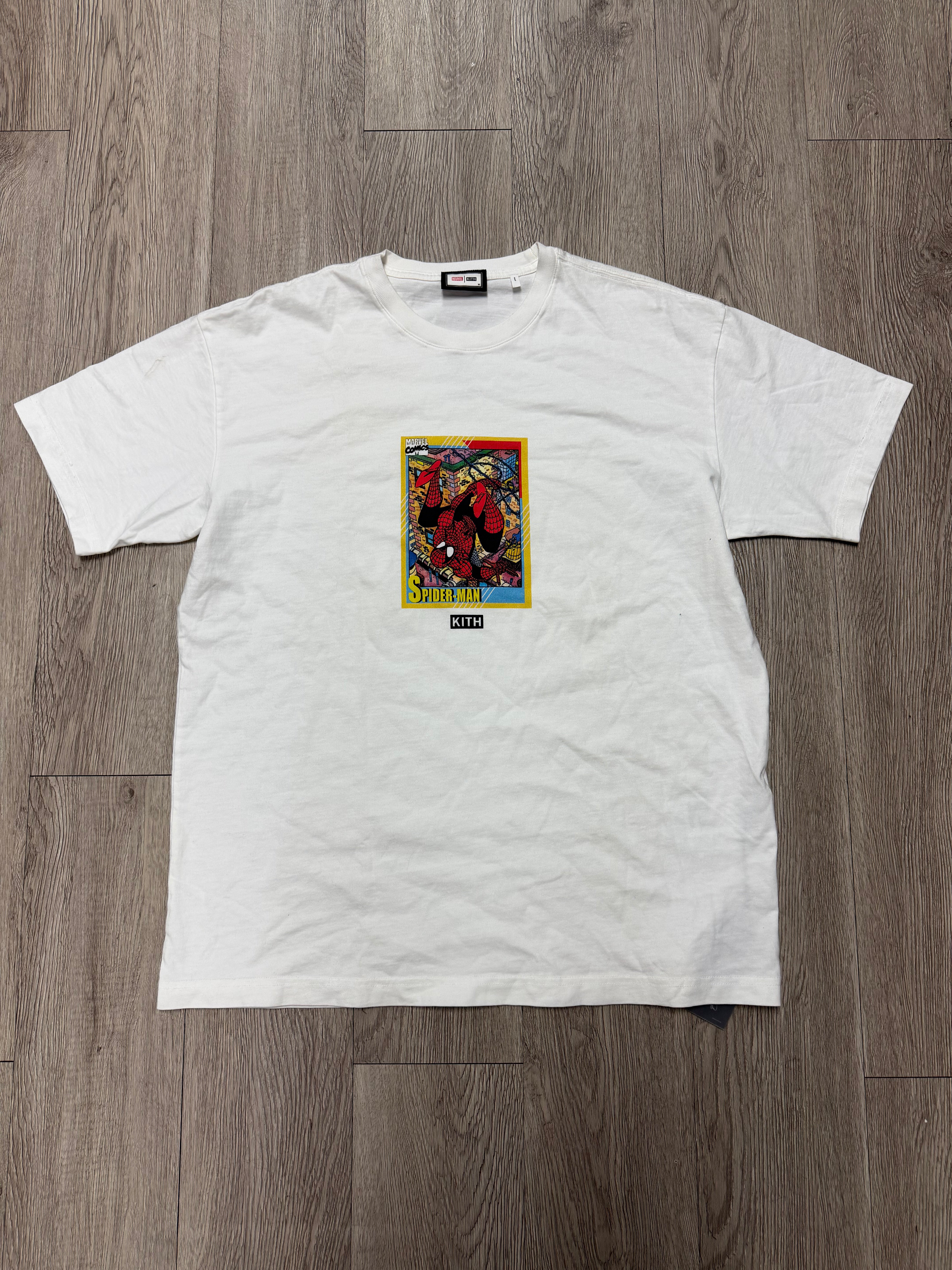Kith Spider-Man White Tee