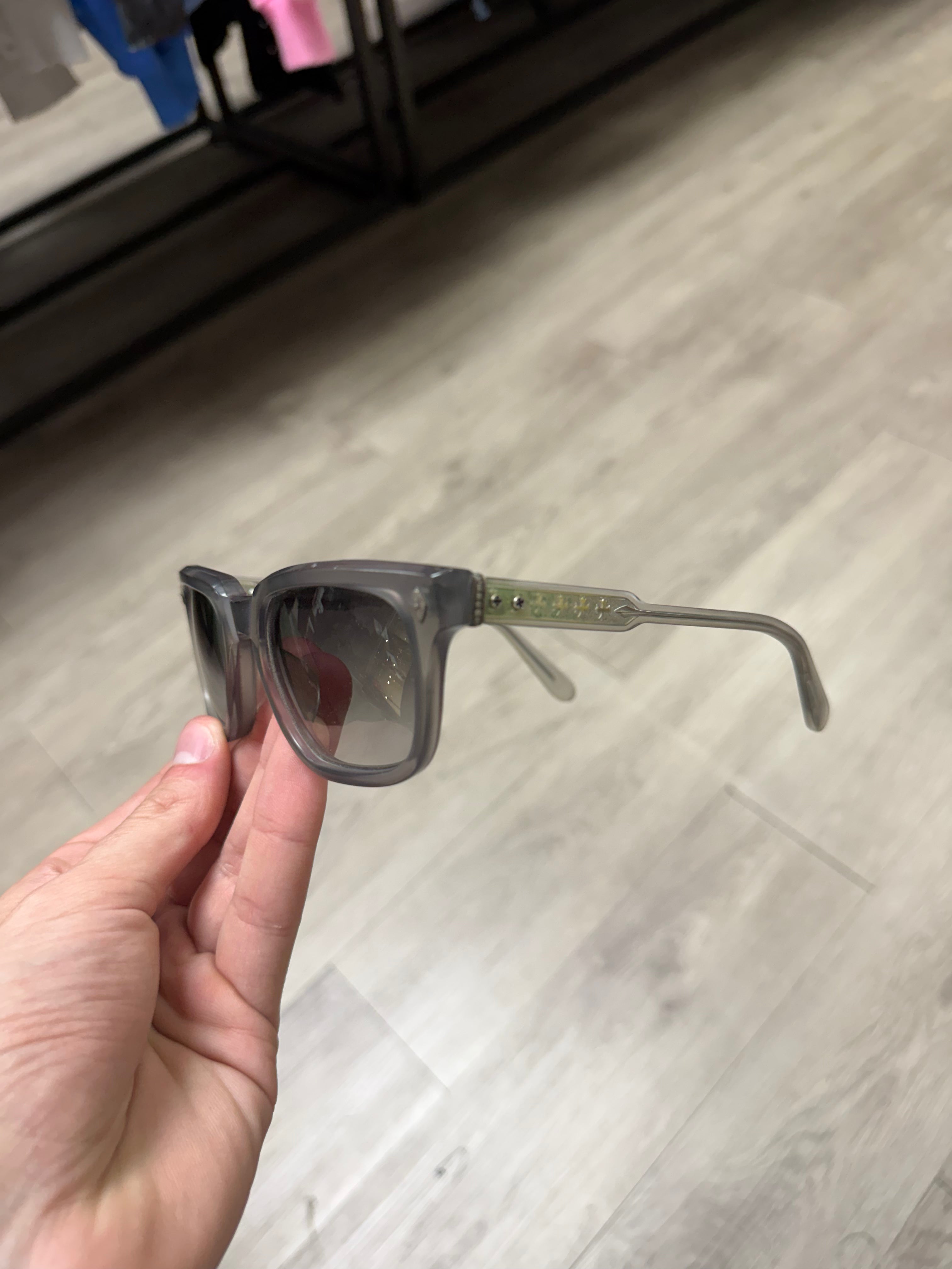 Chrome Hearts Ambidixtrous Shades Grey Lightly Worn One Size With Case